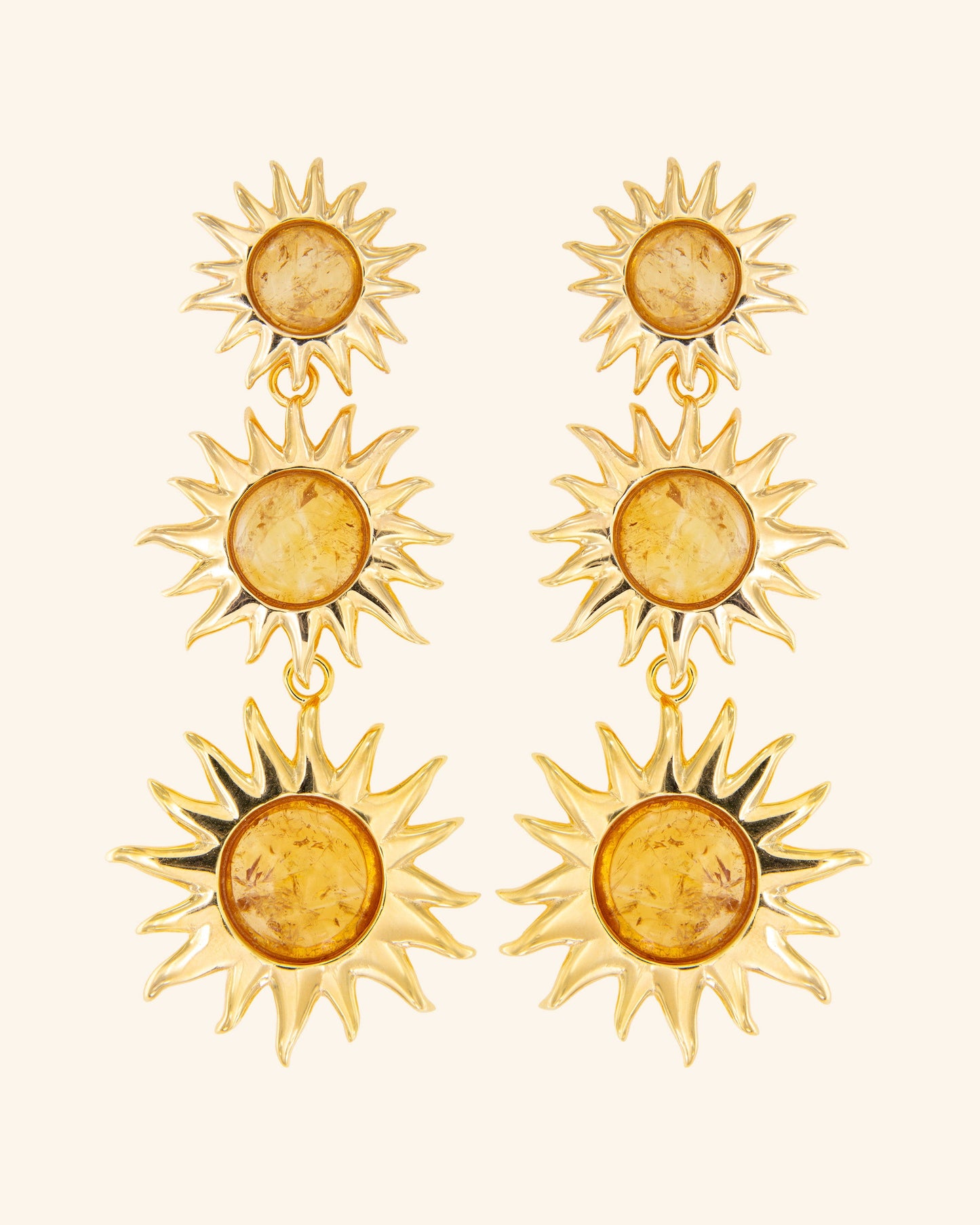 Colgantes Sol Fascinante Final Citrino