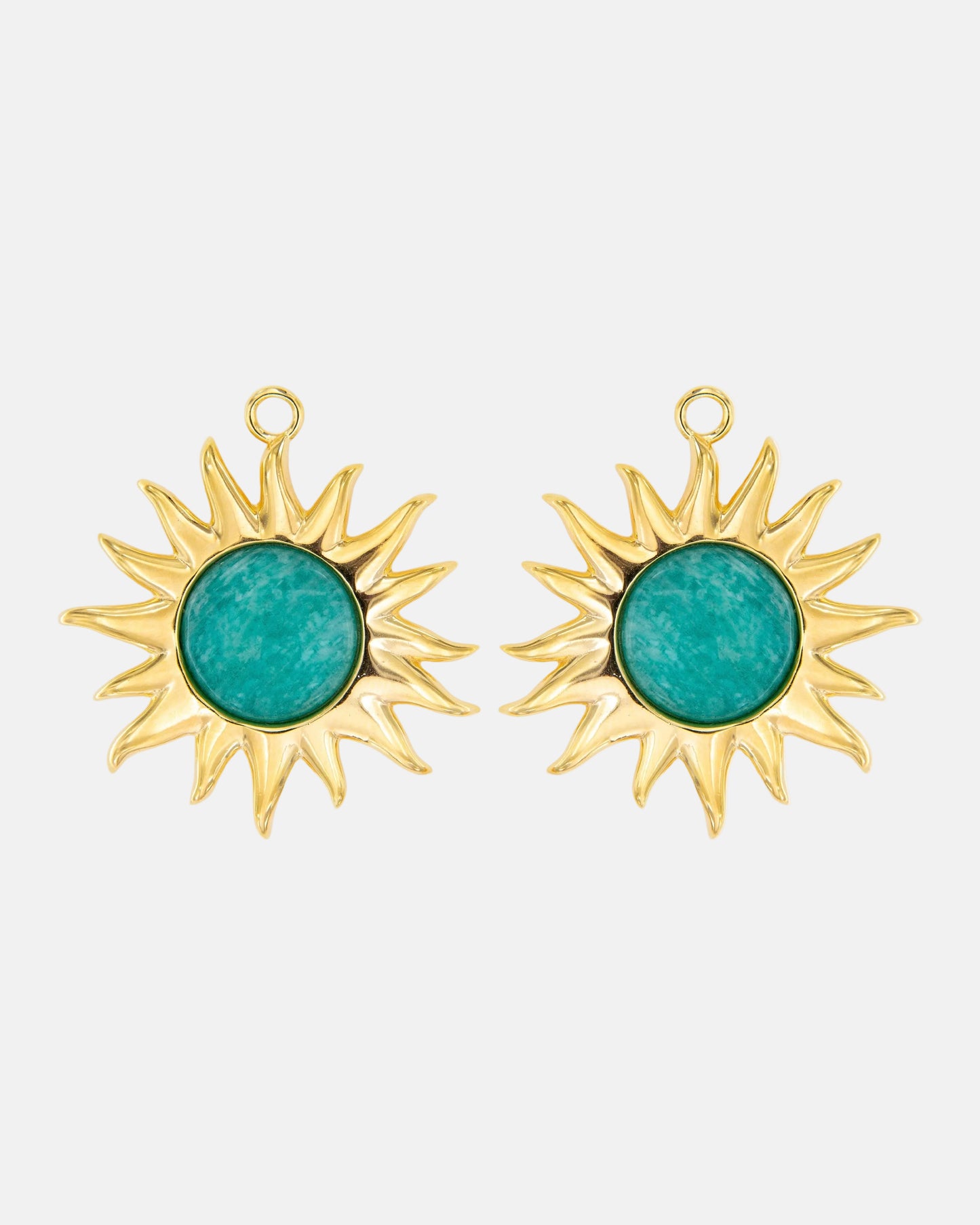 Colgantes Sol Fascinante Final Amazonita