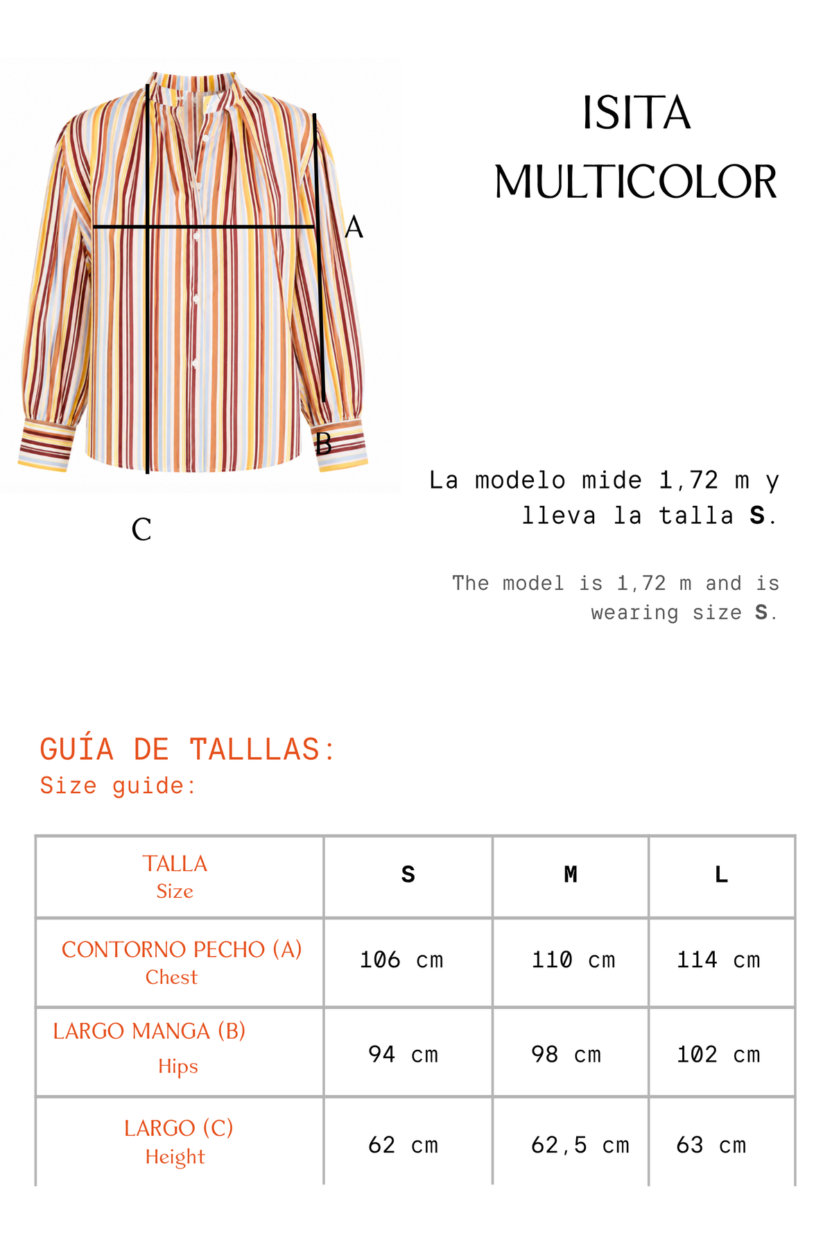 CAMISA ISITA MULTICOLOR