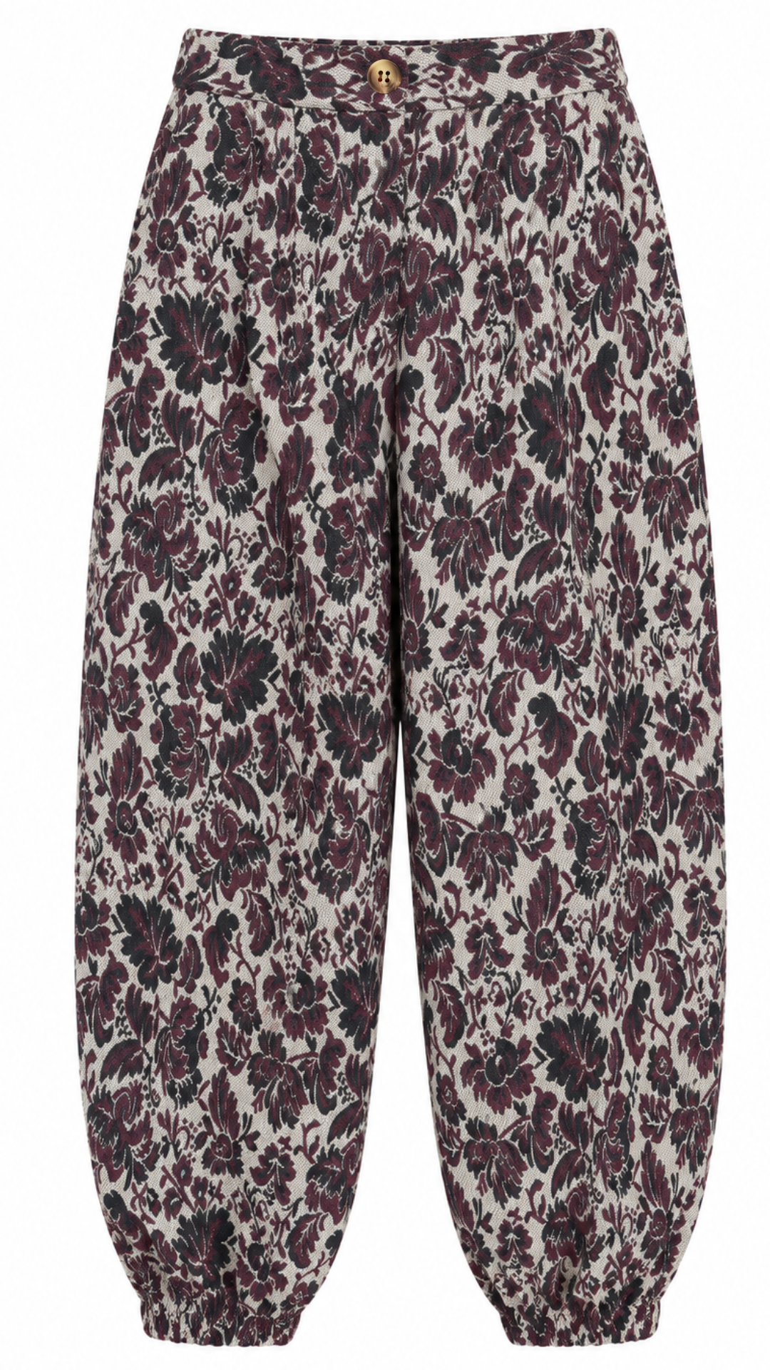 Colette Gathered Beige Pants