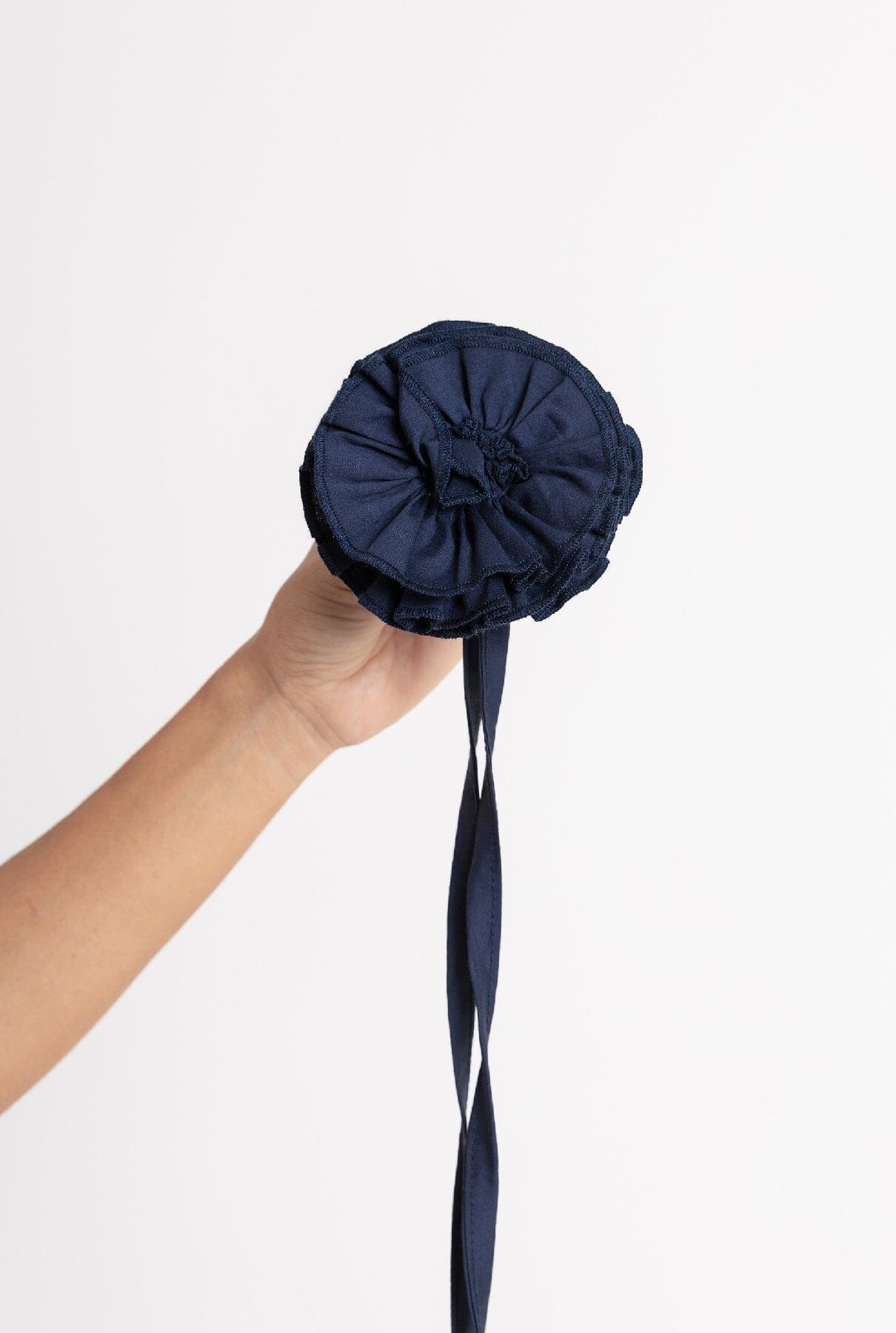 60'S POPPELIN DRESS NAVY BLUE Dresses The Villã Concept