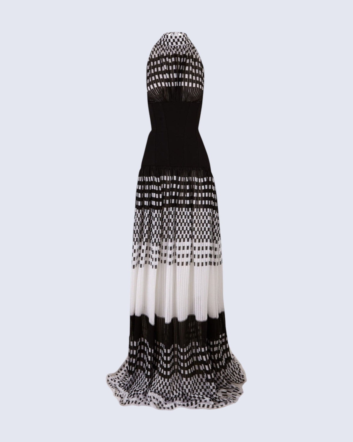 HECHO POR ENCARGO | Vestido largo con cuello halter