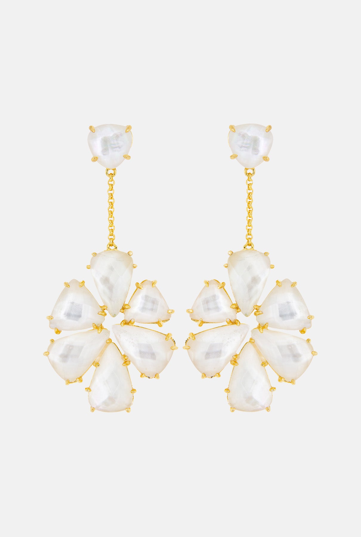 Pendientes Flor Lide Madreperla
