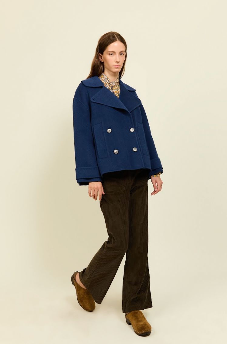 ABRIGO CALLIE AZUL MARINO Philippa 1970