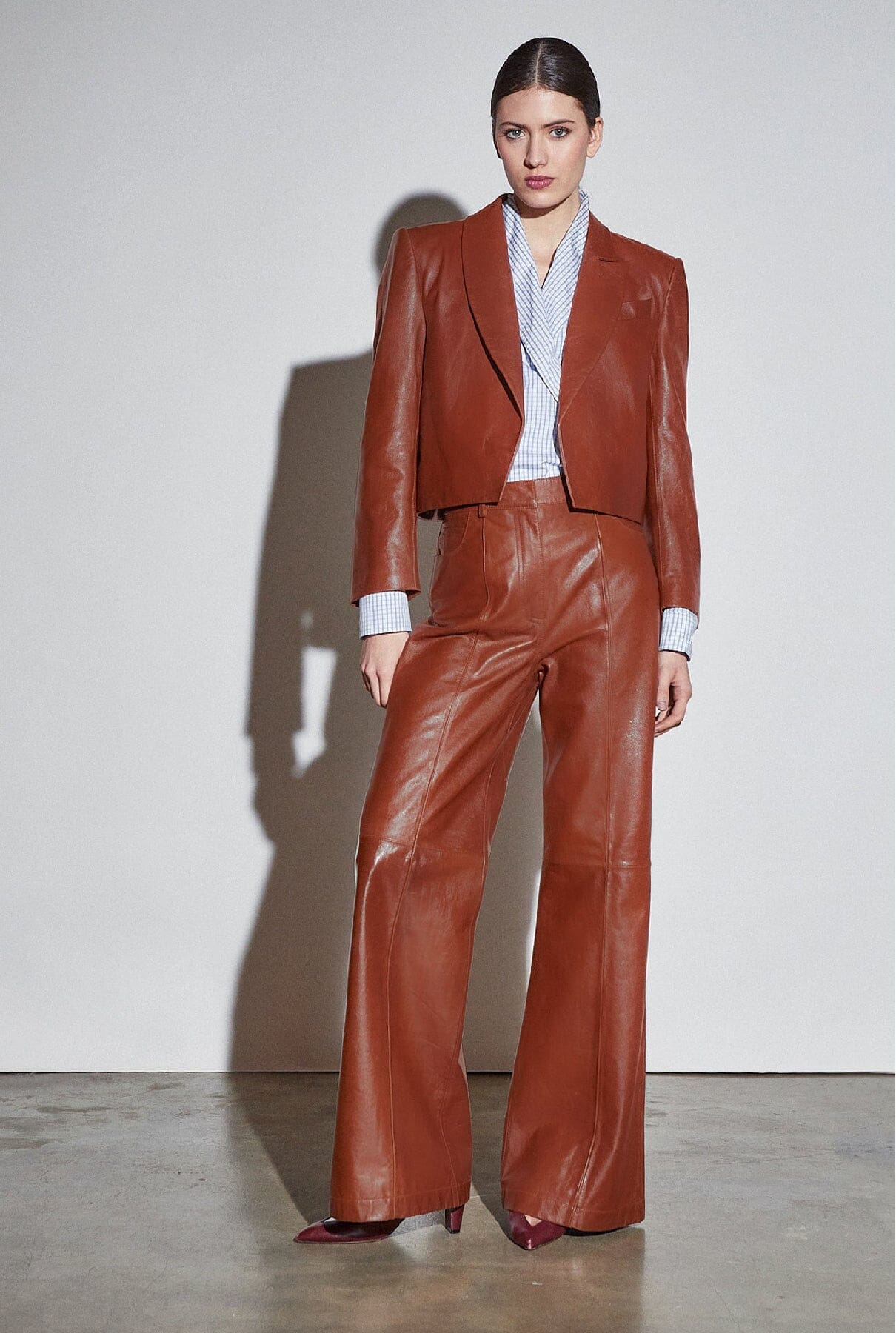 Amber Spencer Jacket Cognac Jackets The Label Edition