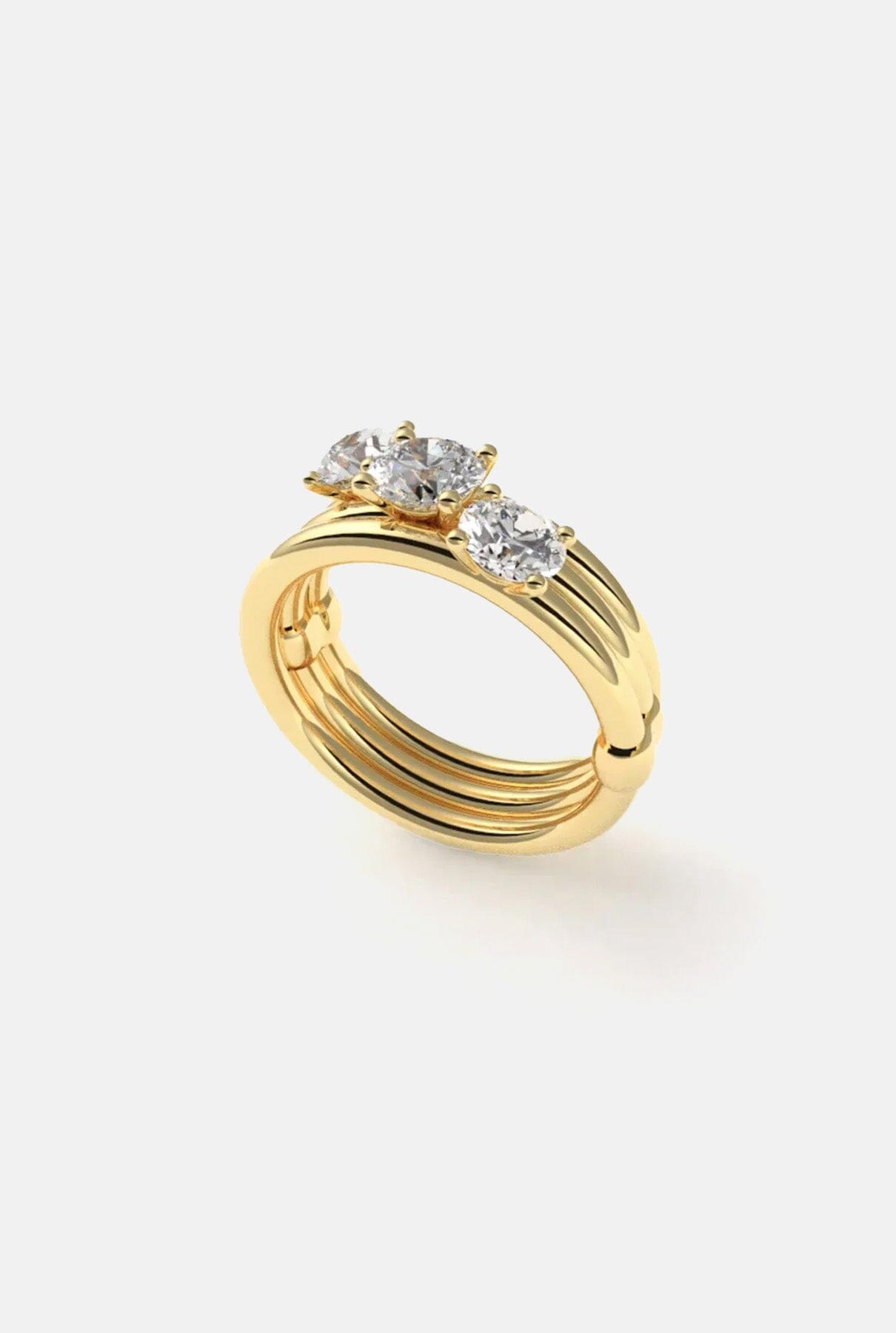 Anillo Compromiso Unión Diamantes de Oro Rings Ynes Suelves Jewellery