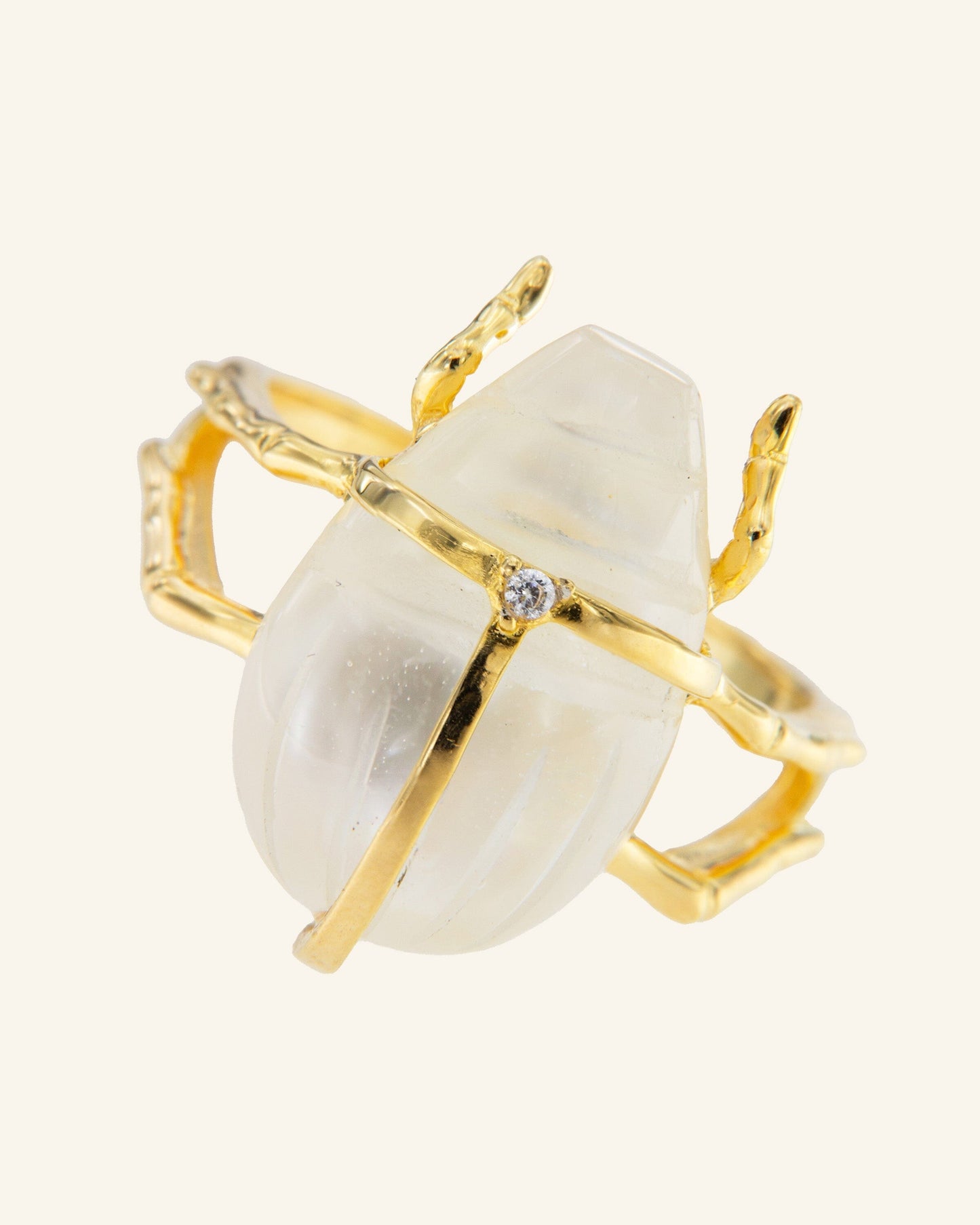 Anillo Escarabajo Karnak Madreperla Coolook