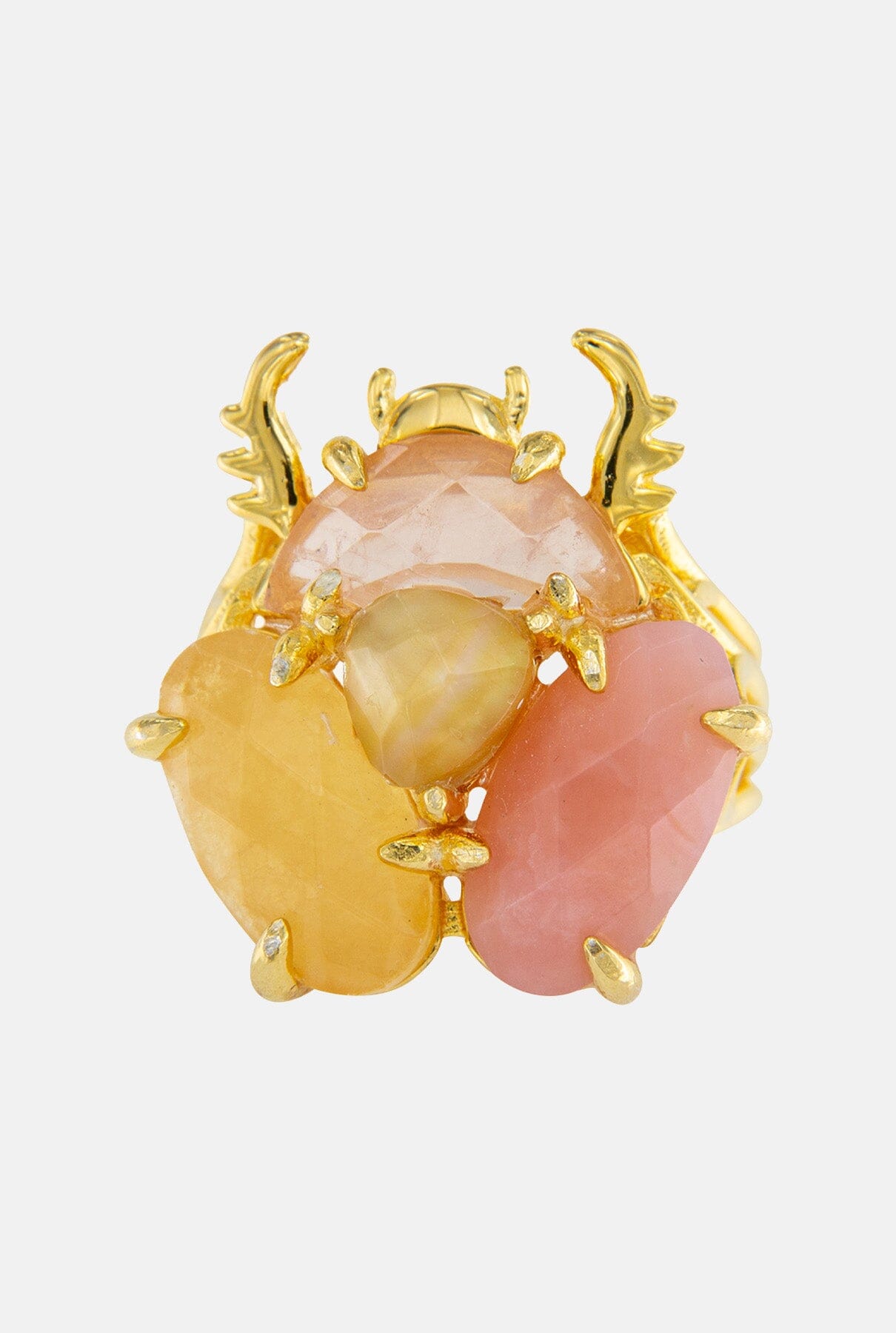 Anillo Escarabajo Rosa Rings Coolook