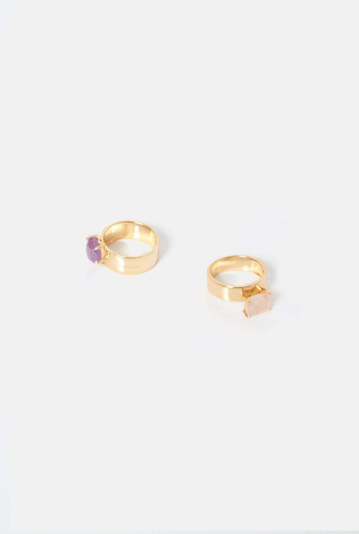 Anillo Gabo con Cuarzo Rosa Anillos Coolook