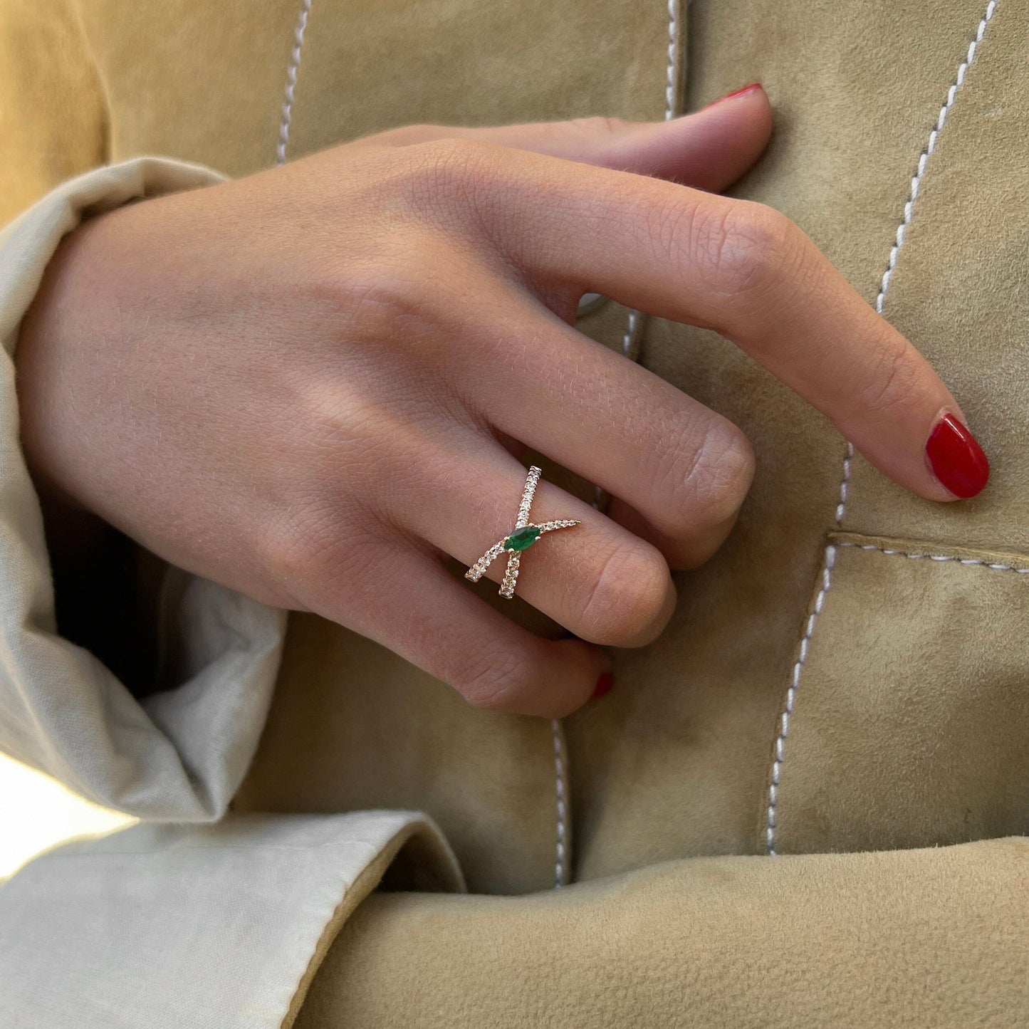 Anillo Jardín de Aire Rings Gold & Roses