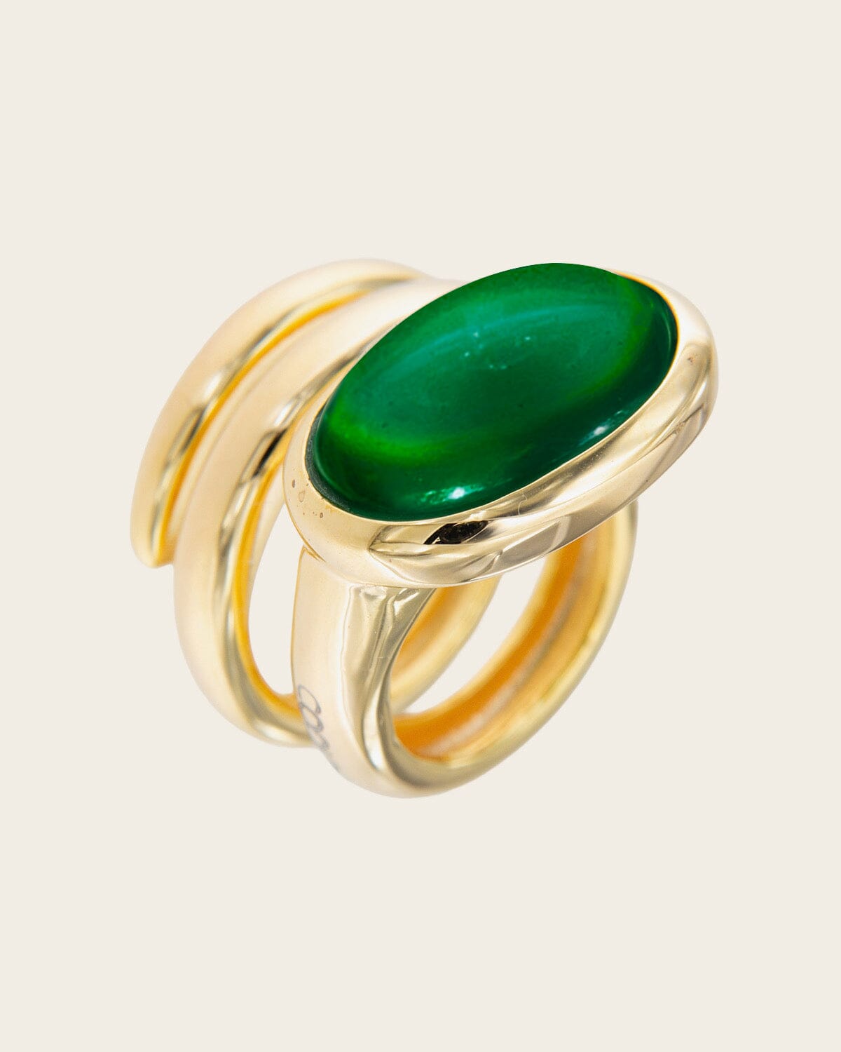 Anillo Renacuajo Esmeralda Rings Coolook