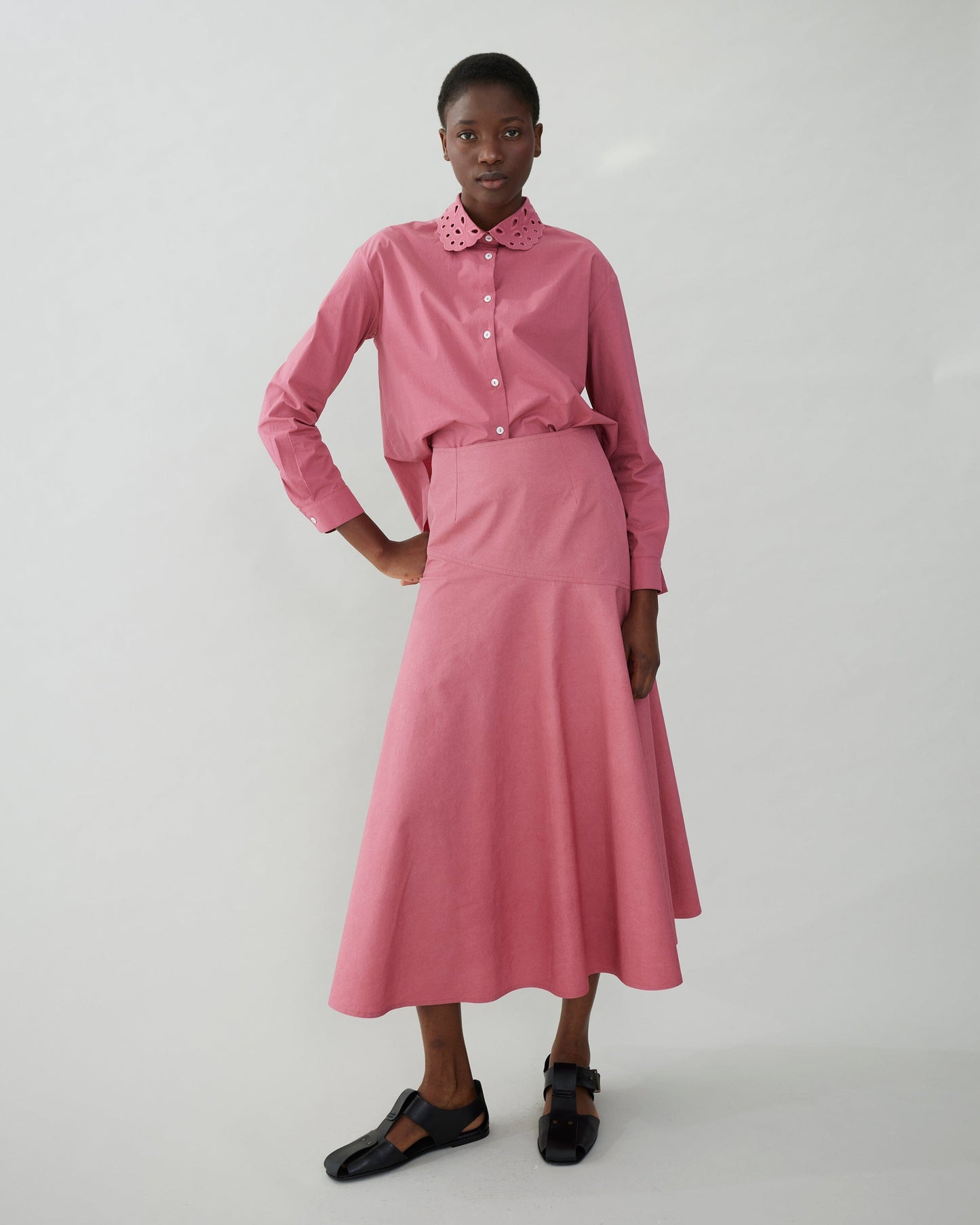 Asymmetrical cotton skirt Skirts Tot-Hom