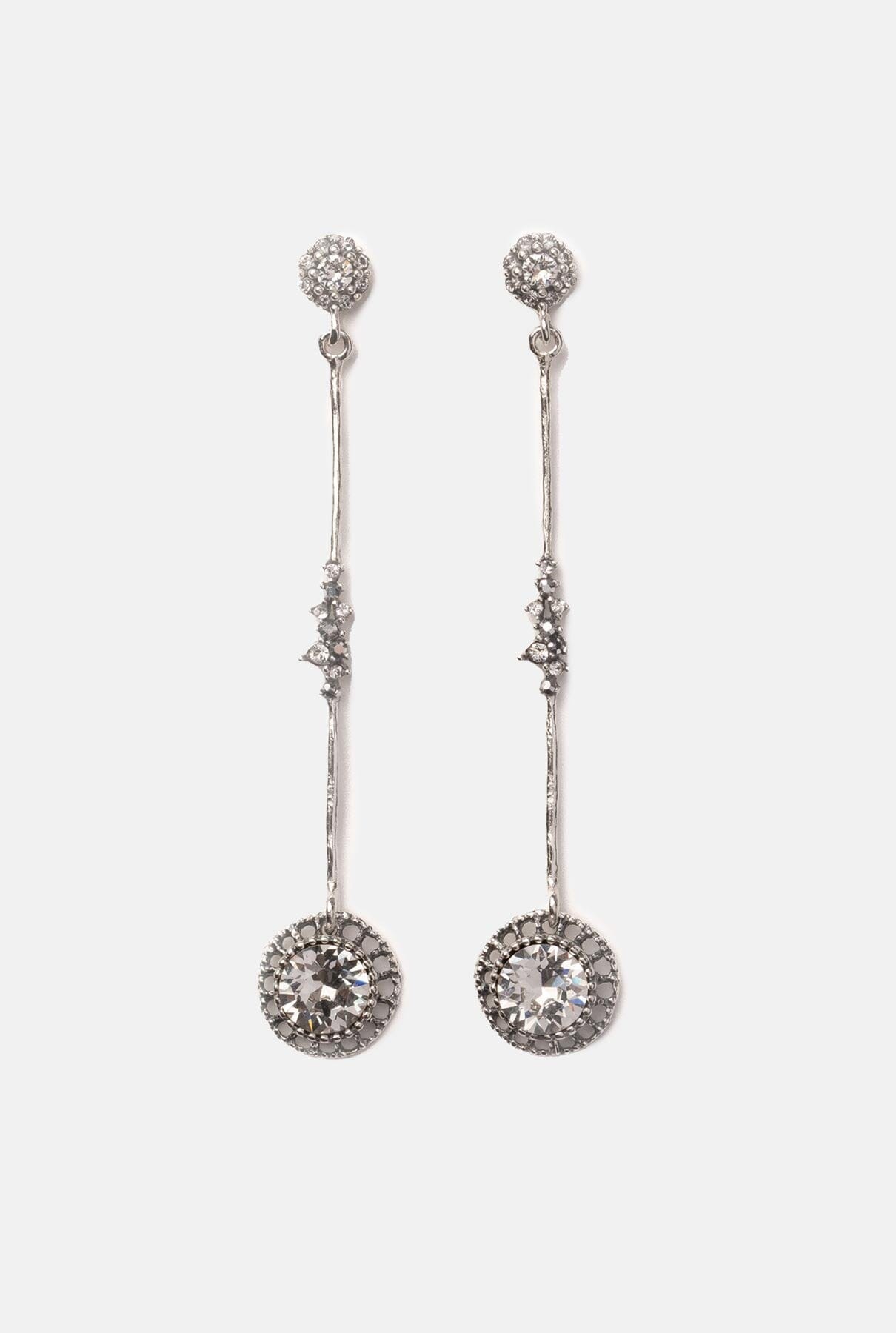 Aurelia silver Earrings M de Paulet