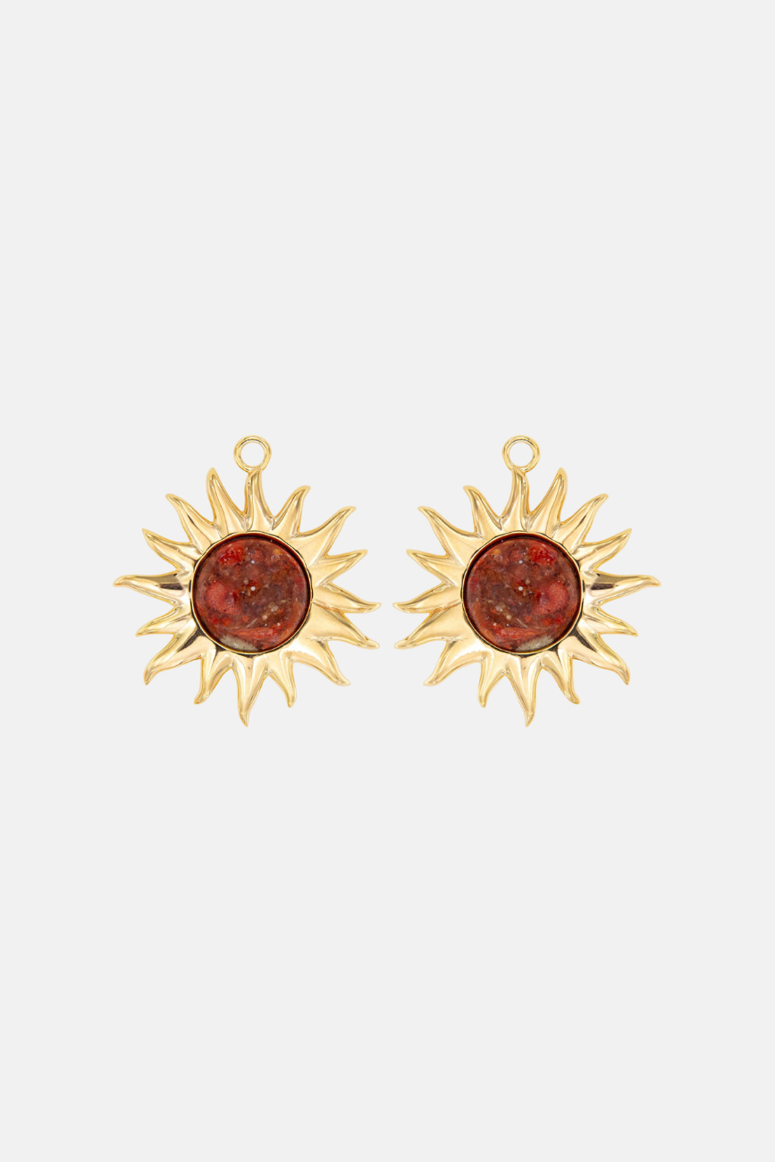 Colgantes Sol Fascinante Final Coral