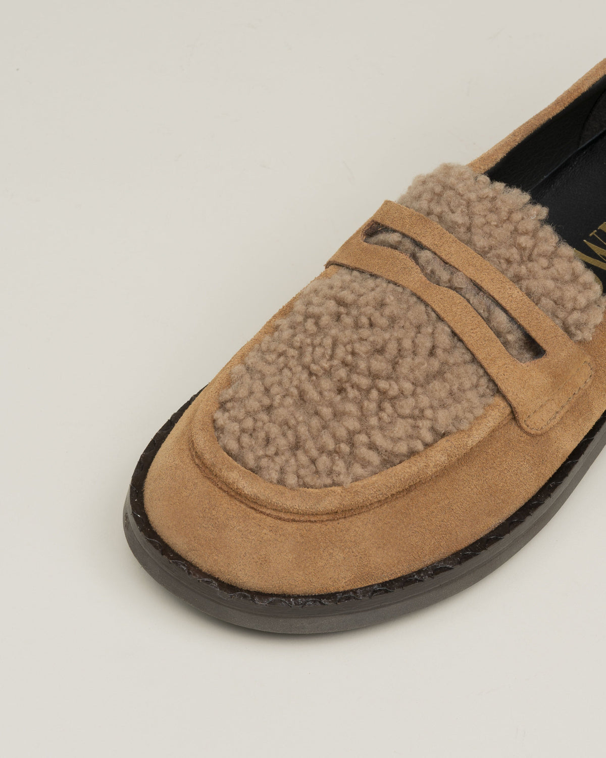 Belisse curly tan Flat shoes Gaimo