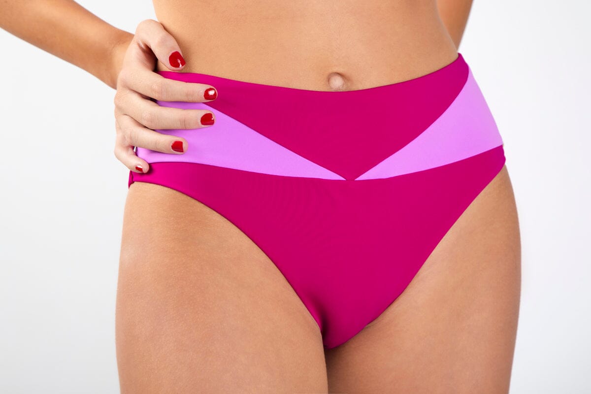 BIKINI BOTTOM ROMBO SALITRE FUCSIA COLECCIÓN SALITRE MUR Swimwear