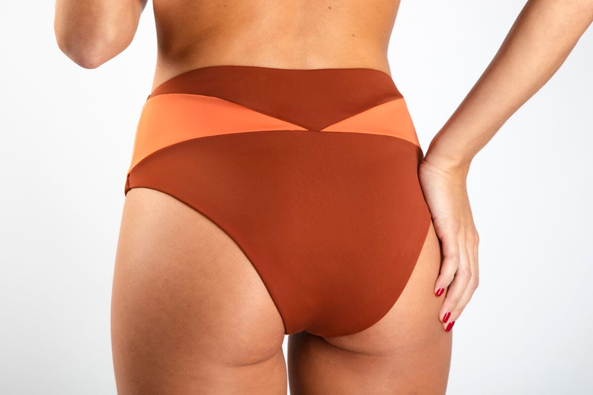 BIKINI BOTTOM ROMBO SALITRE TERRA COLECCIÓN SALITRE MUR Swimwear