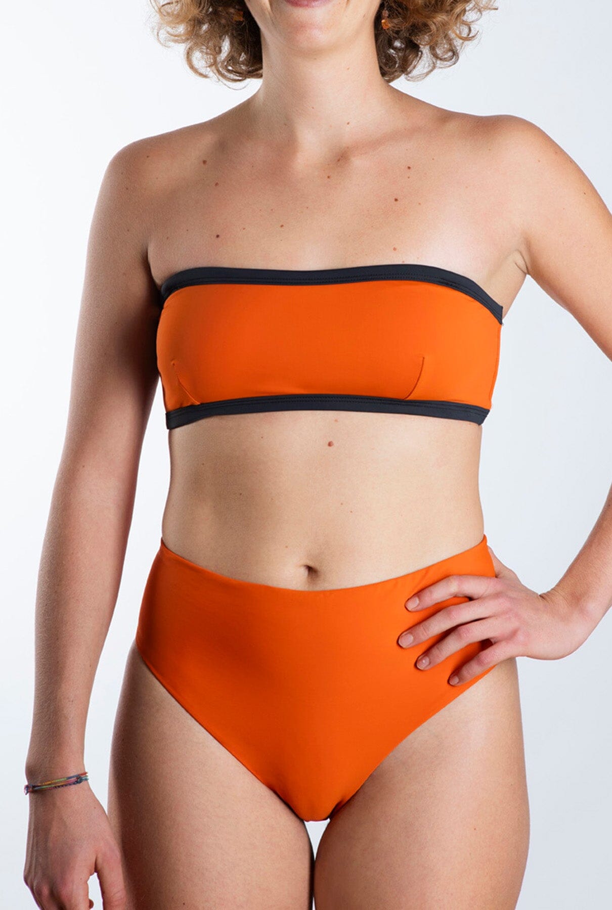 BIKINI TOP BANDEAU ISLA NARANJA Swimwear MUR Swimwear