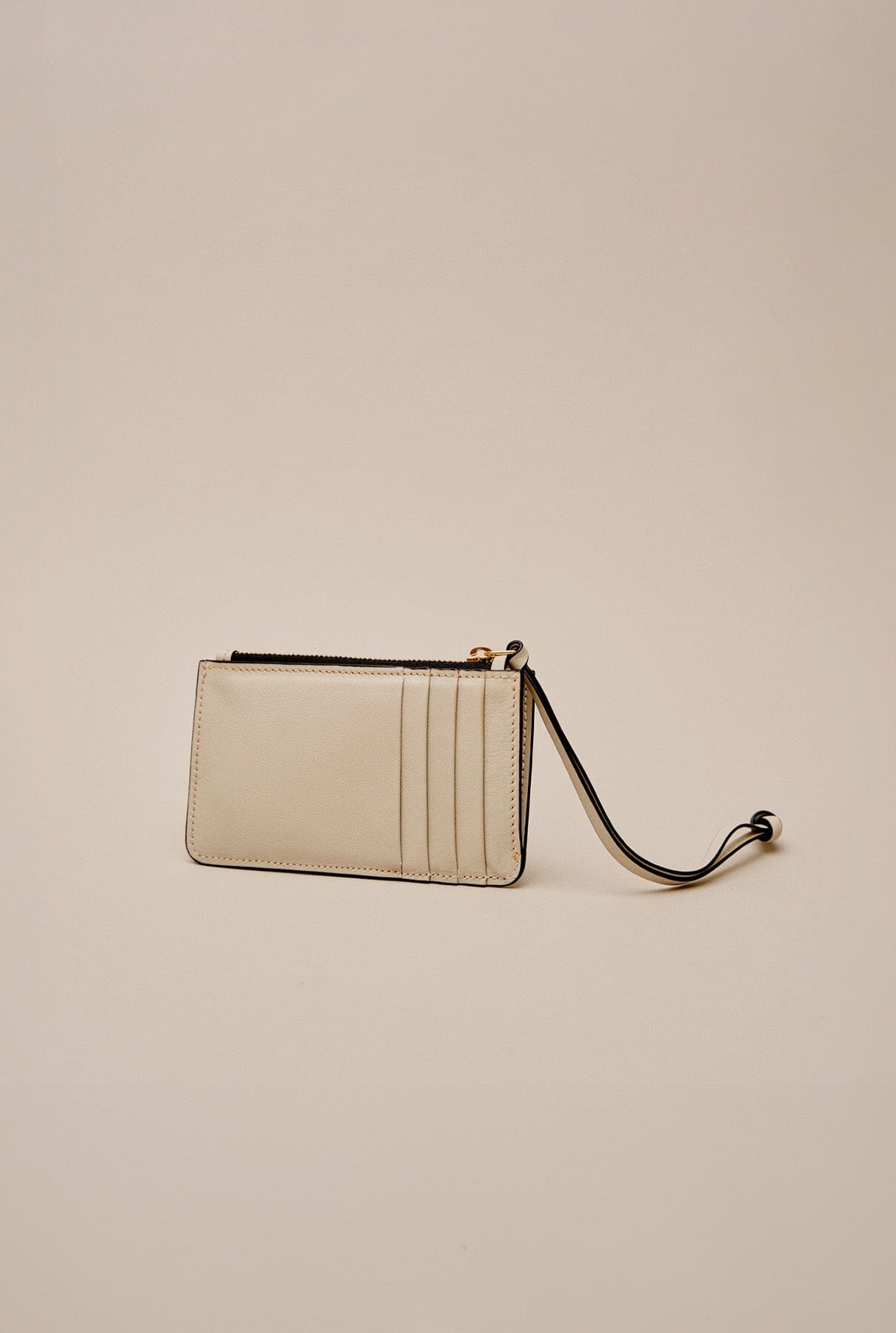 Binomio Good Grey Black Leather Zip Wallet Wallets & Purses RFB