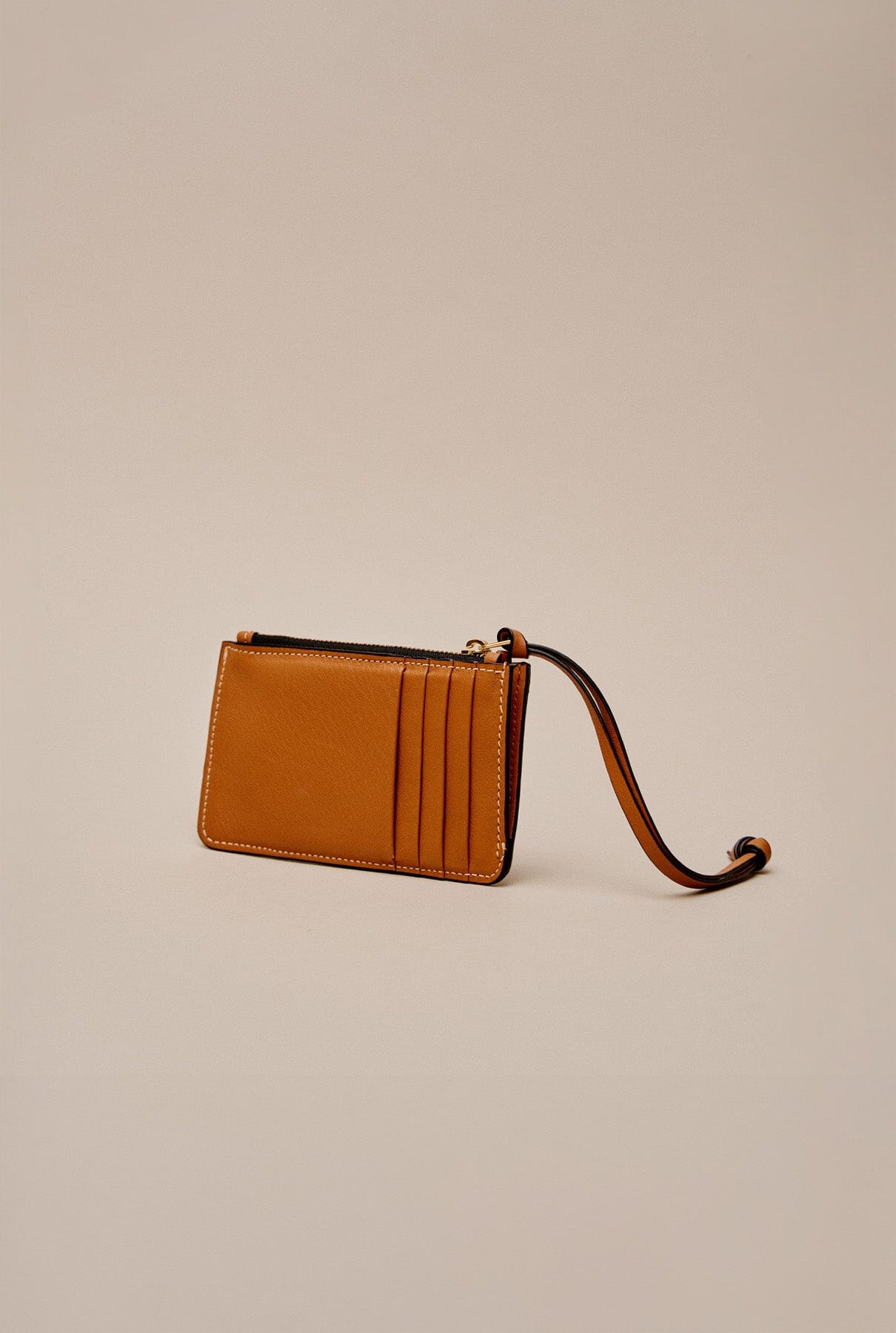 Binomio Light Caramel Leather Zip Wallet Wallets & Purses RFB