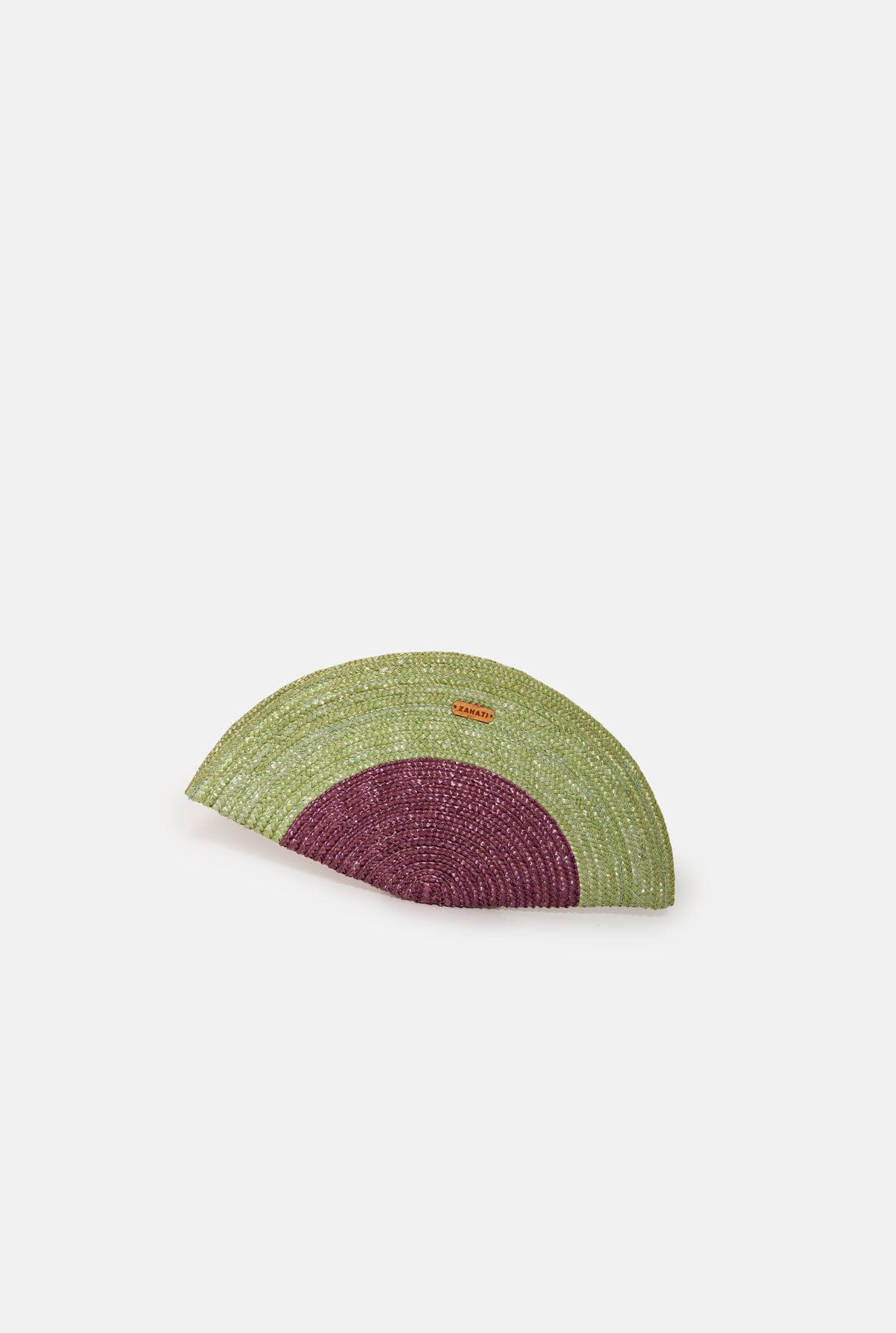 Bolso abanico morado y verde Hats SOYFASCINANTE