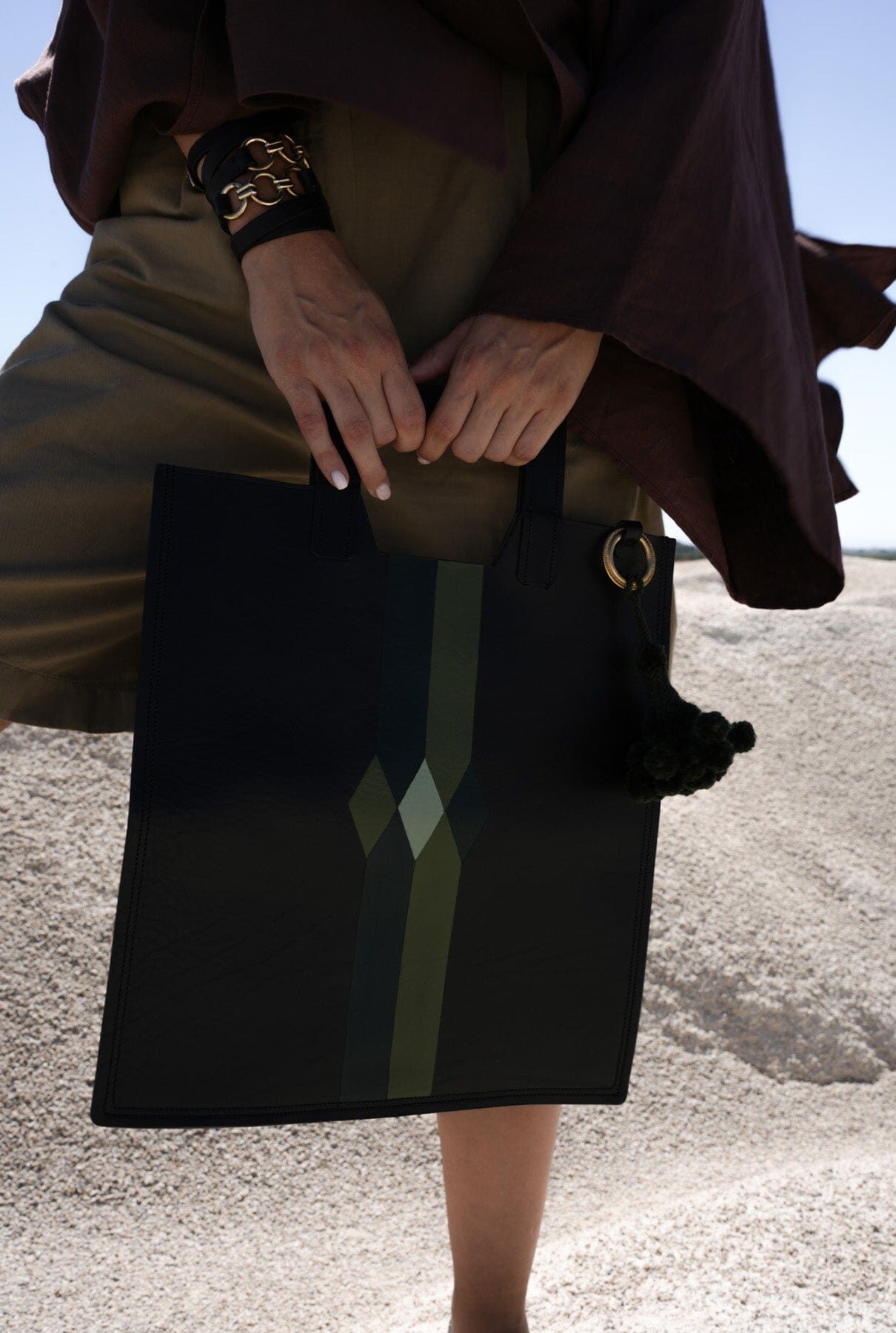 Bolso Sulky Negro Hand bags Dorantes Harness