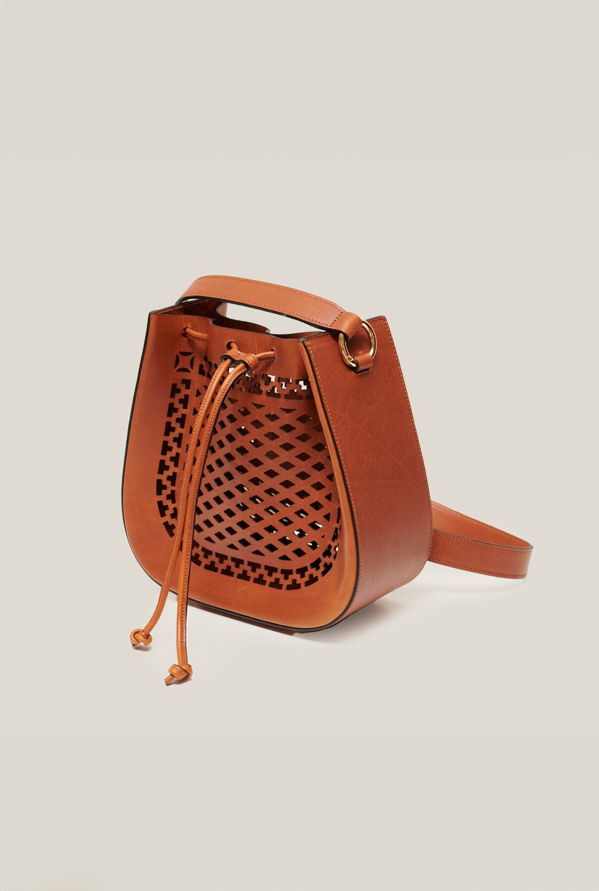 Bolso Tonneau Marrón Crossbody bags Dorantes Harness