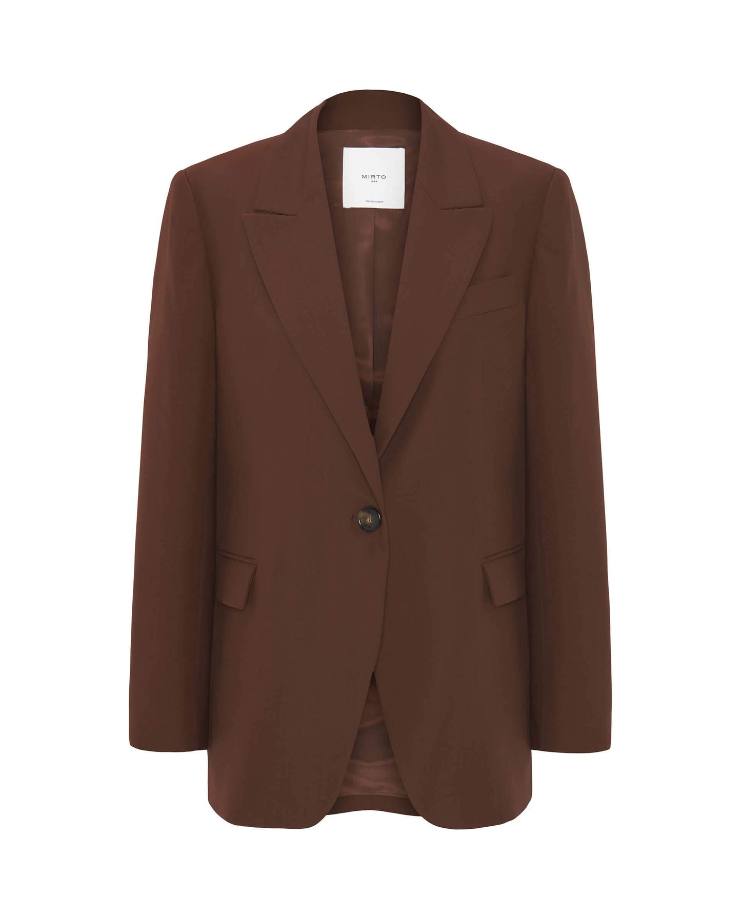 Brown wool blazer Jackets Mirto