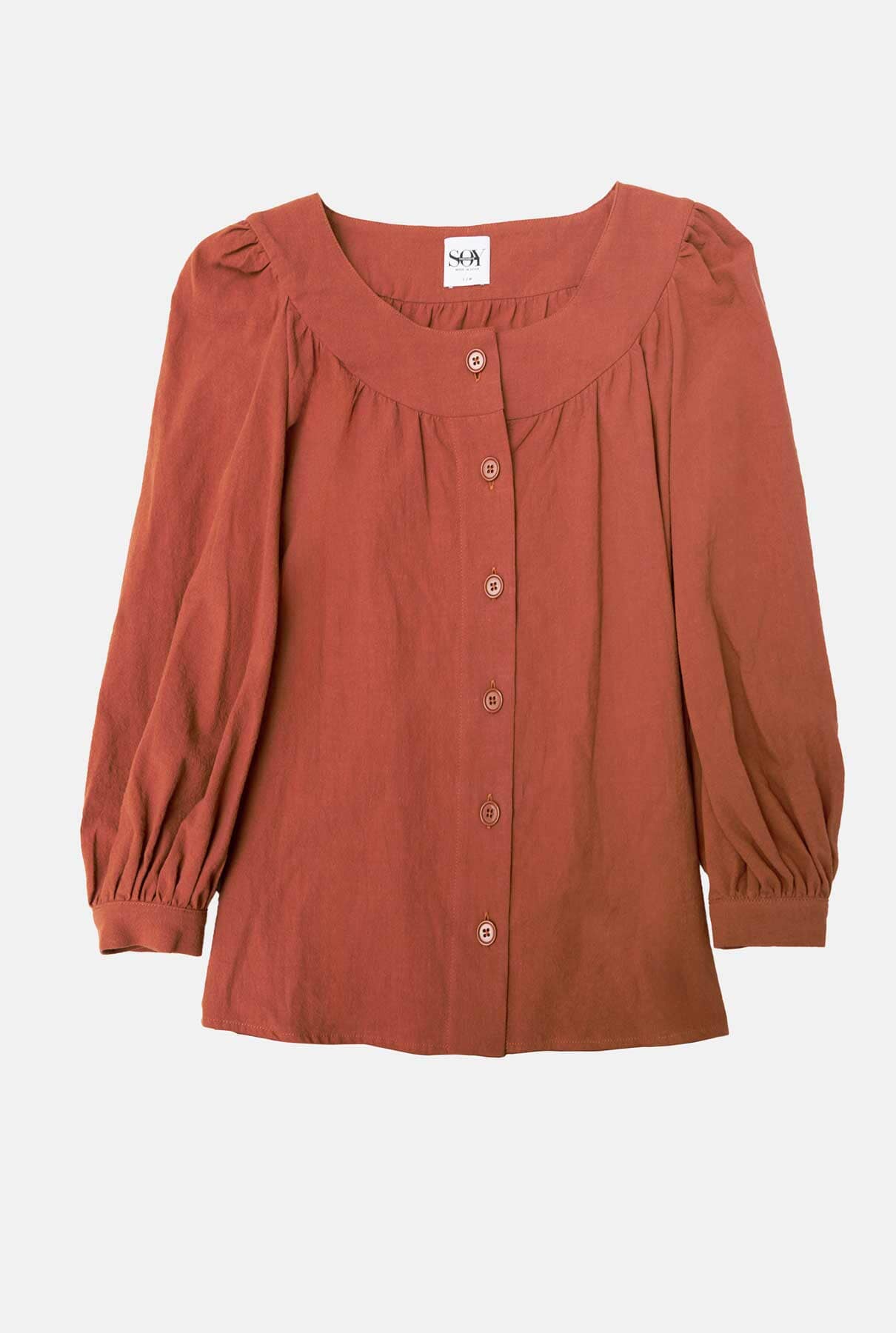 CAMISA ANA MARRÓN Shirts & blouses SOY FASCINANTE