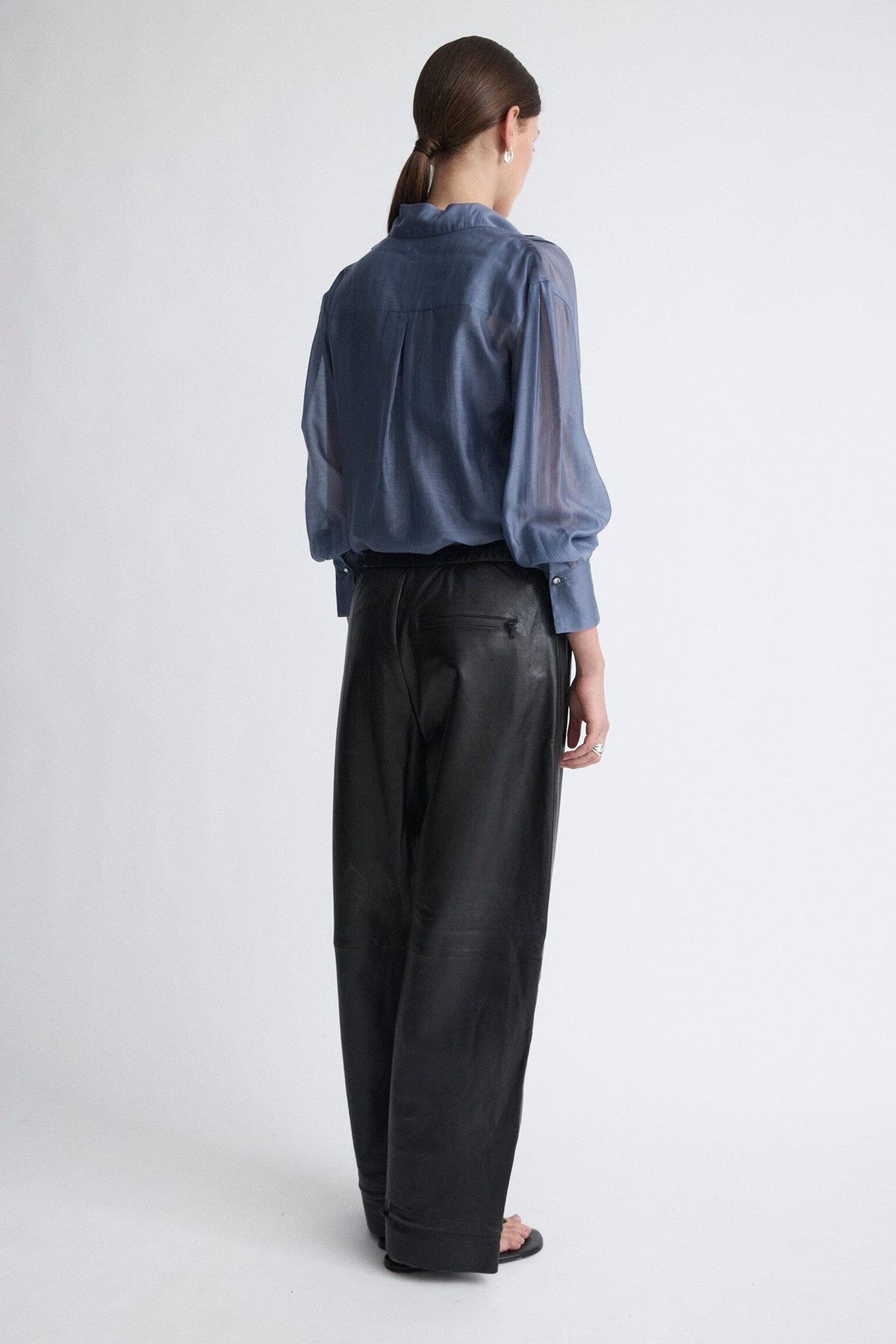 Camisa con jaretas azul Shirts & blouses Miguel Marinero