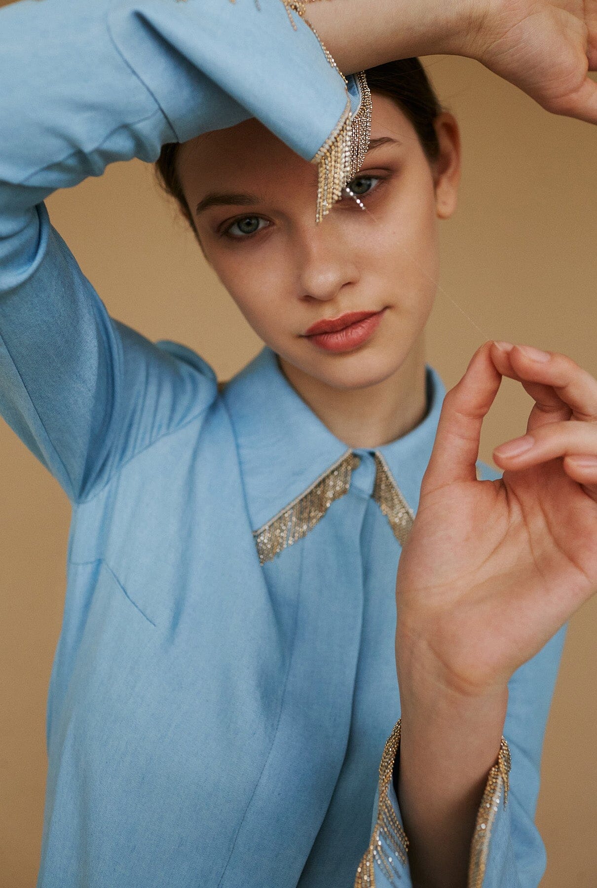 Camisa denim flecos metalicos Shirts & blouses Marta Martí