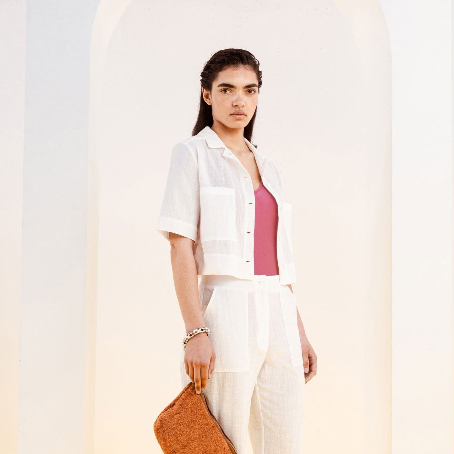 CAMISA MARELLA CORTA BLANCO Shirts & Blouses SOY FASCINANTE