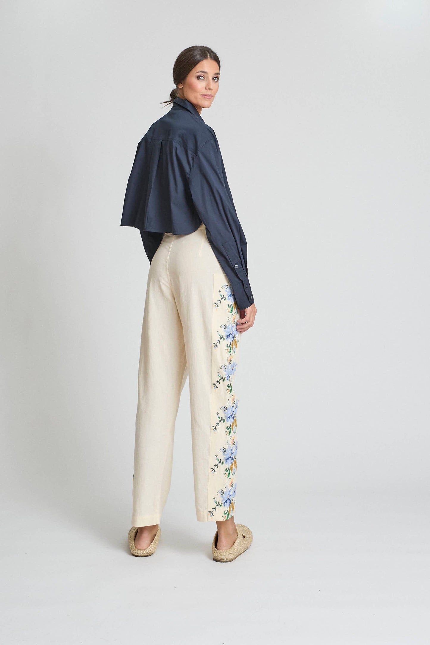 CAMISA SMOKING MARINO Shirts & blouses Zaitegui Studio