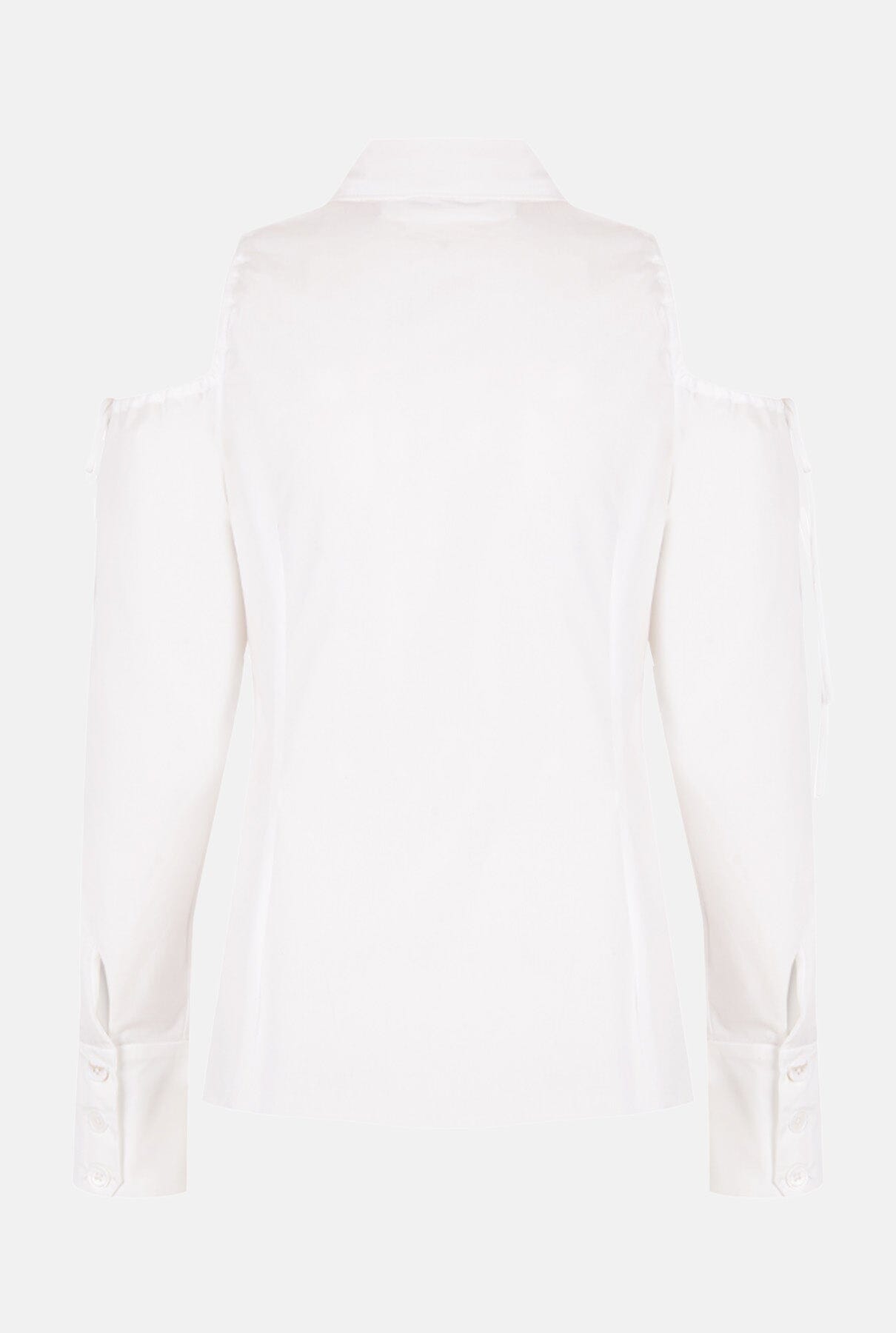 Camisa tafetán fruncido hombros Shirts & blouses Malne