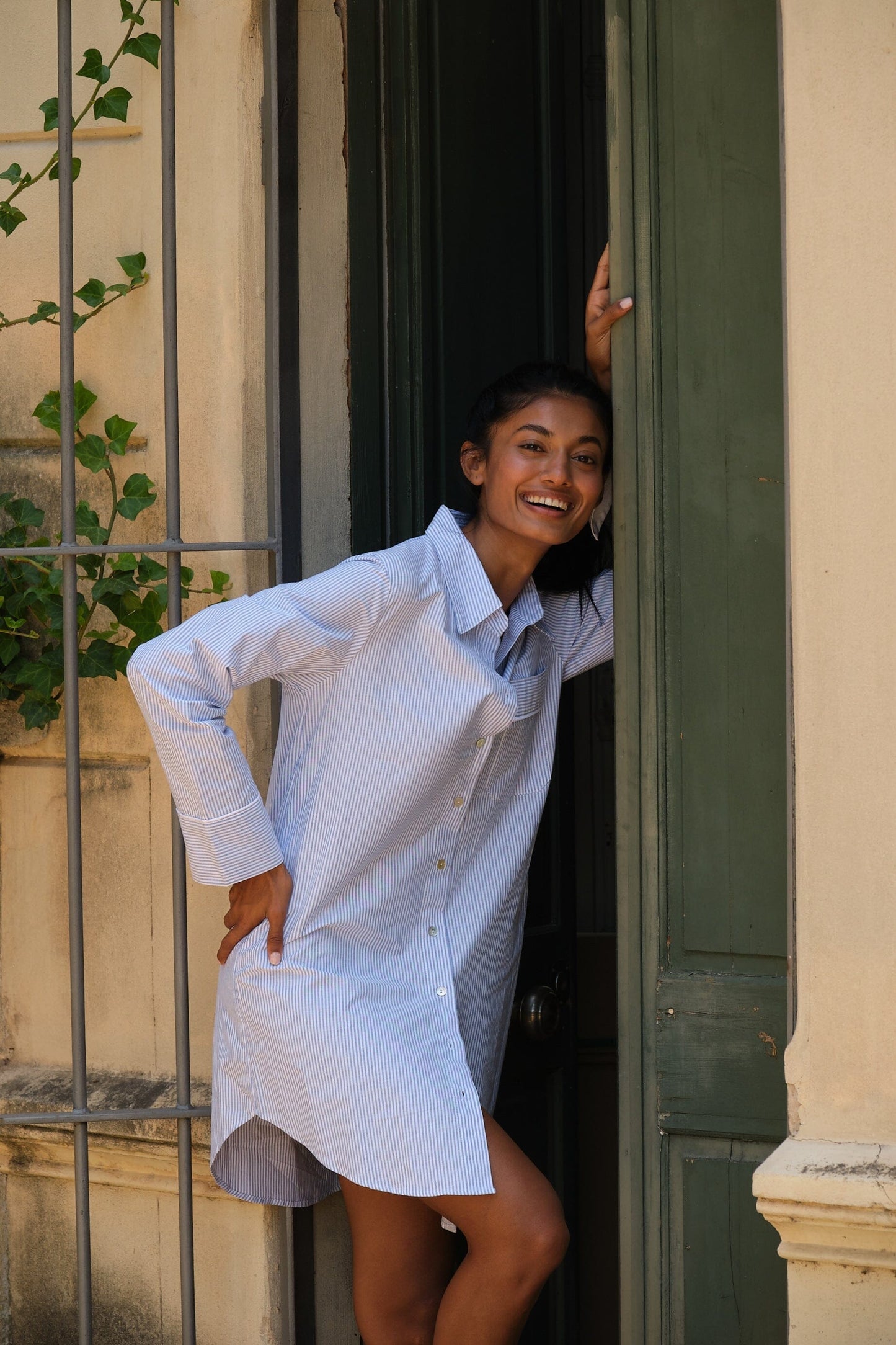 Camisola Oxford Blue Camisola Vicky Bargalló