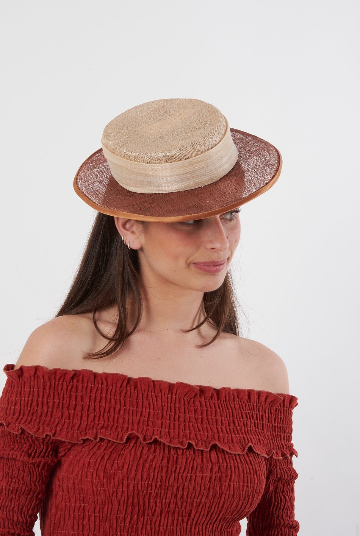 Canotier chocolate Hats Coterelle