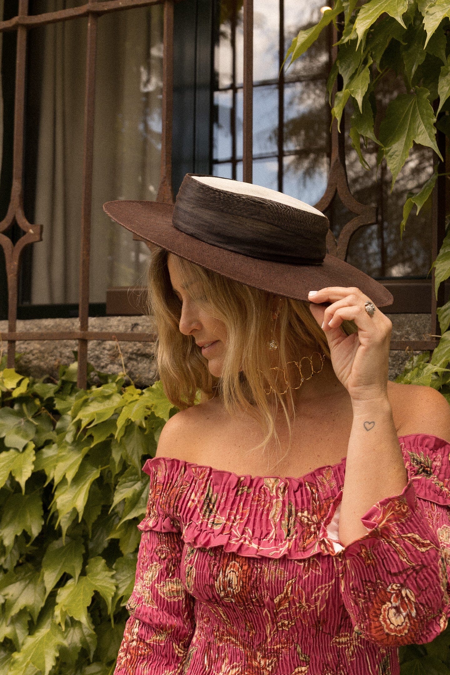Capeline Miriam marrón oscuro Hats Coterelle