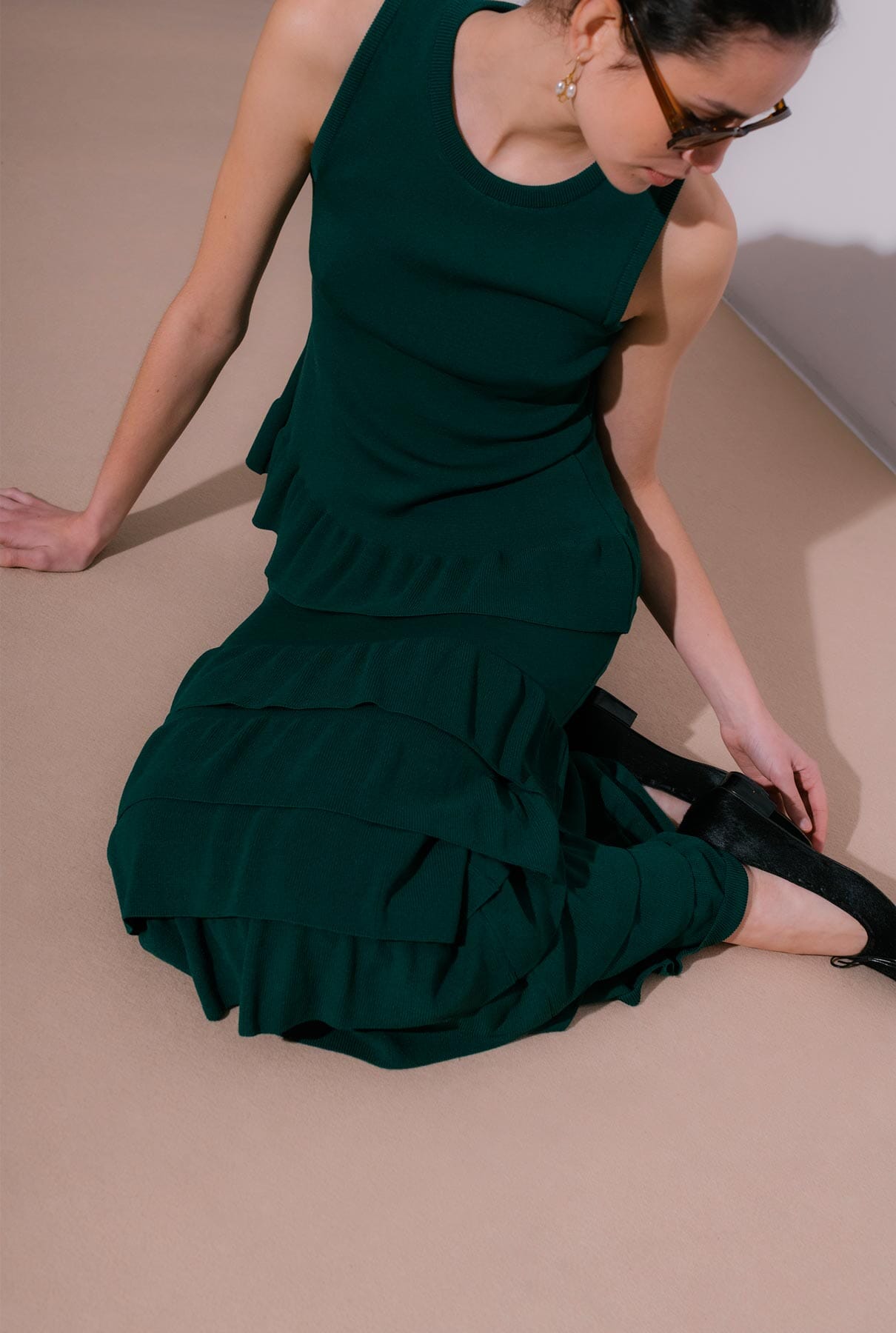 Carmen Skirt Green Skirts Laia Alen