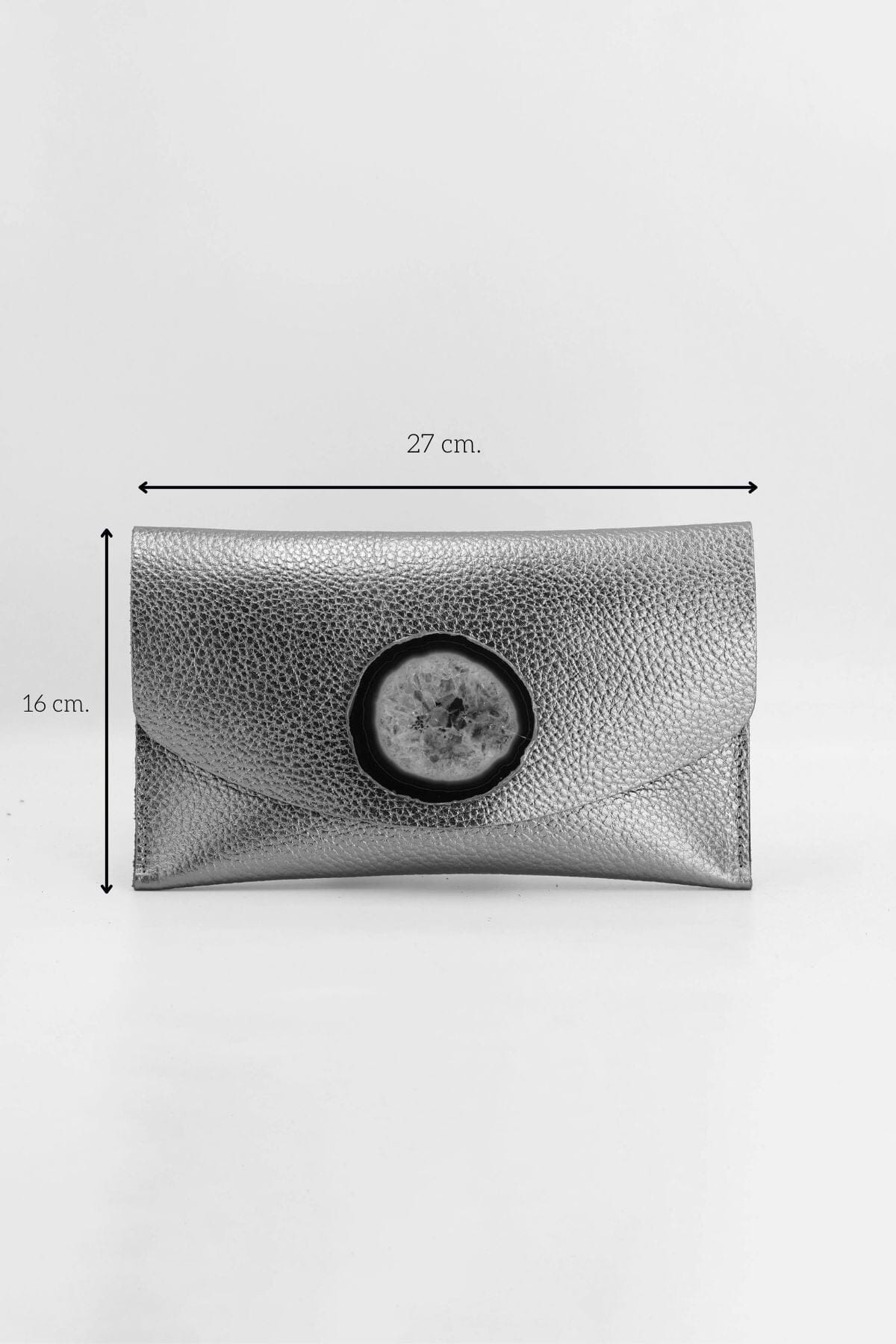 Cartera Midi Dorada Ágata Azul Bags Ecue