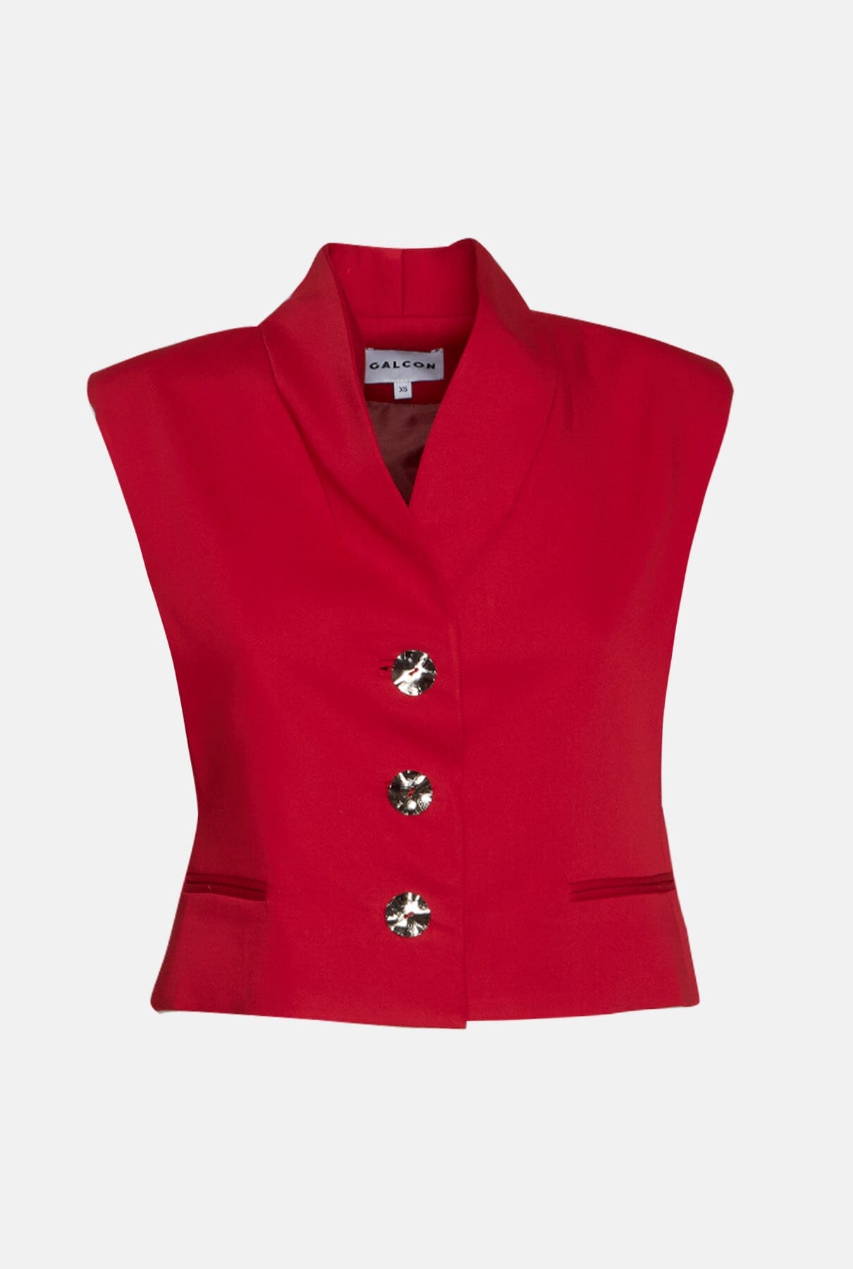 Chaleco Gadea Rojo Vests Galcon Studio