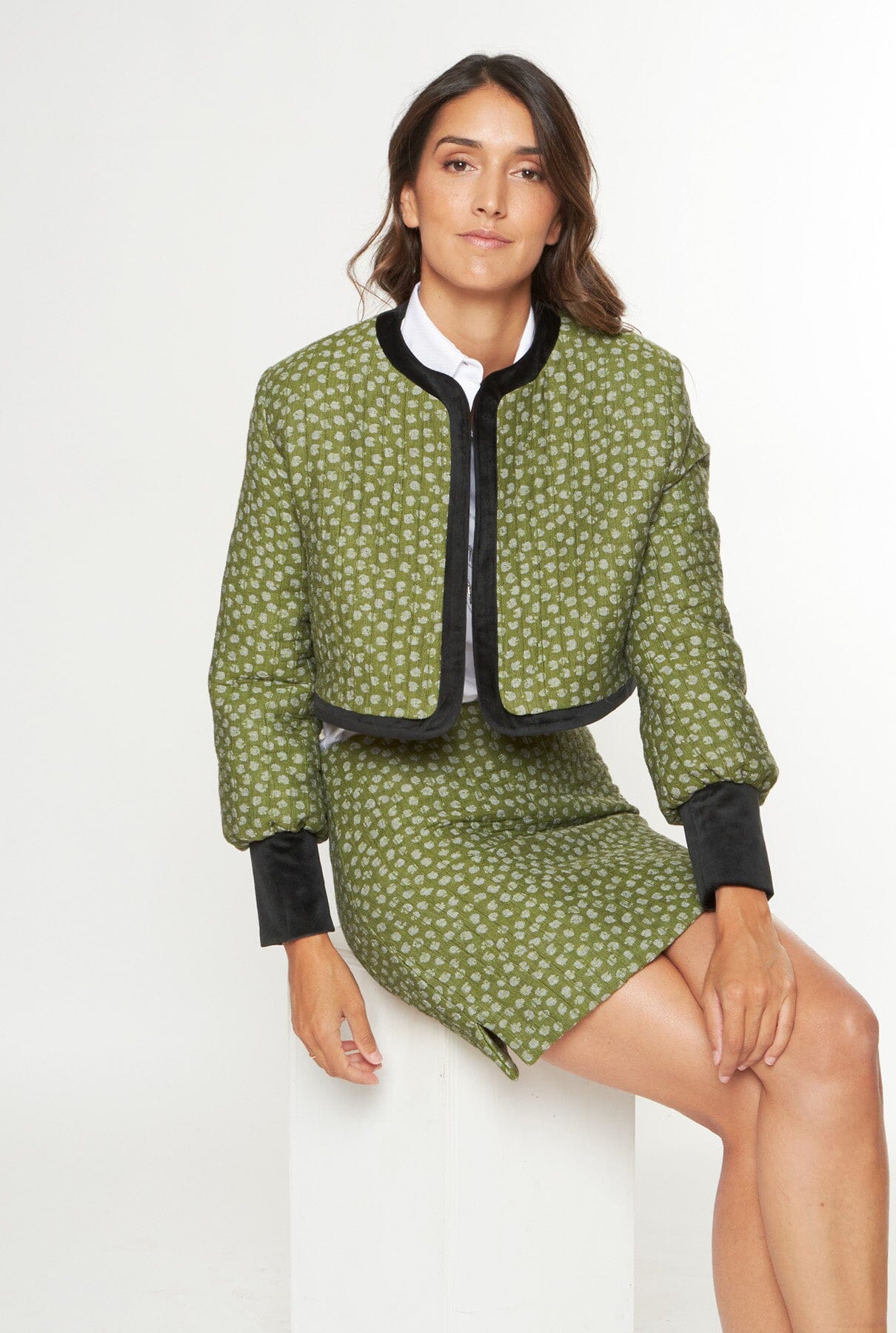 Chaqueta Myriam green Jackets Julise Magon
