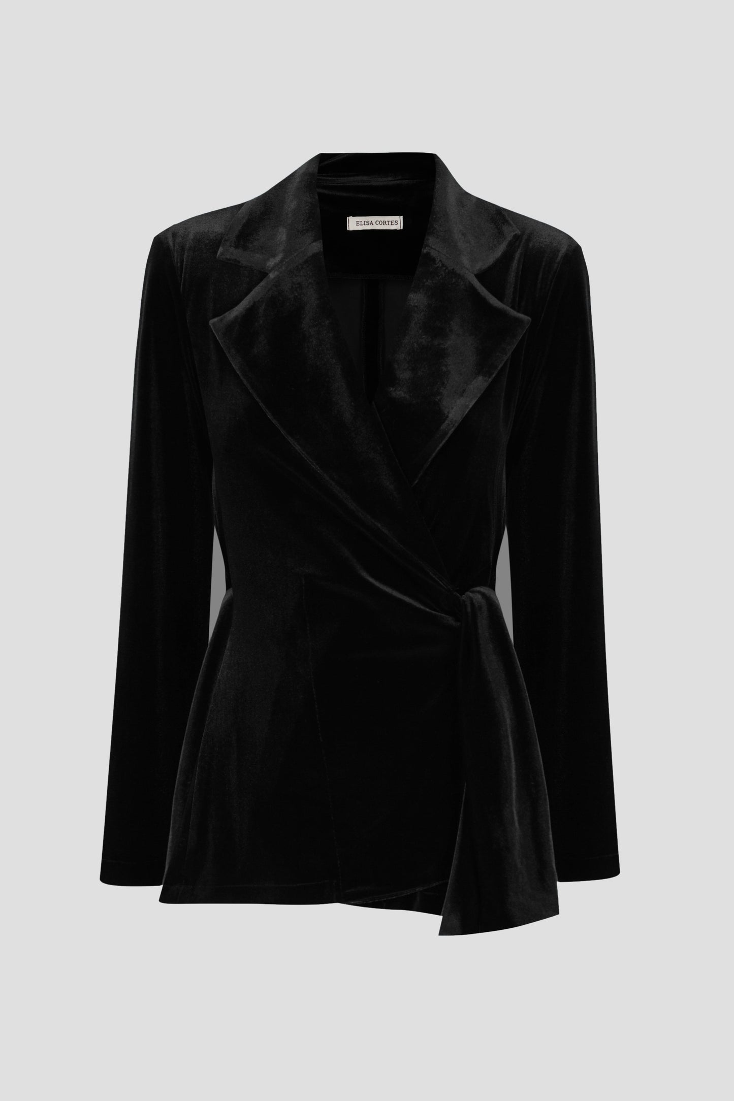 CHAQUETA WINDSOR TERCIOPELO NEGRA Jackets Elisa Cortés