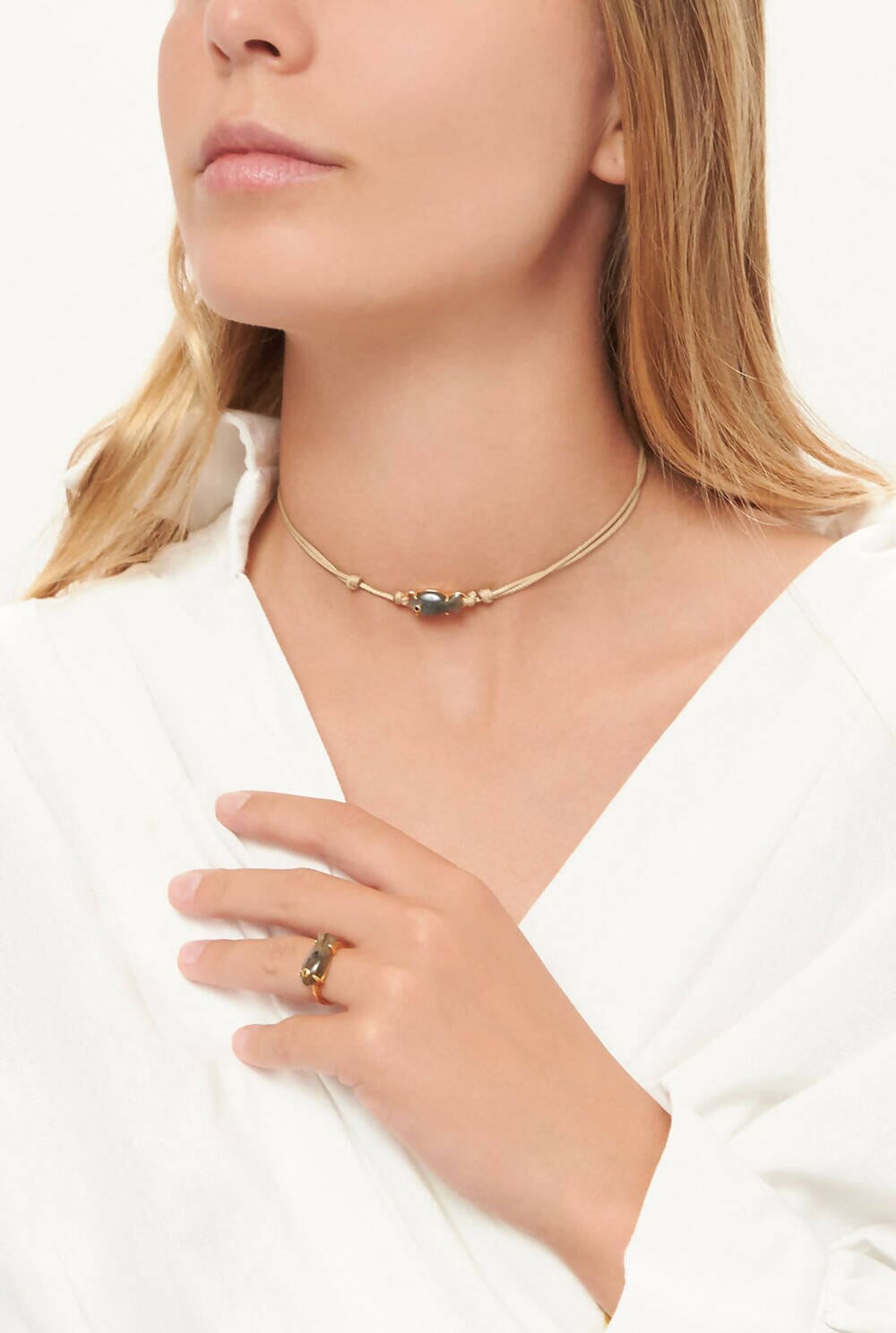 Choker Marea Labradorita Choker Coolook