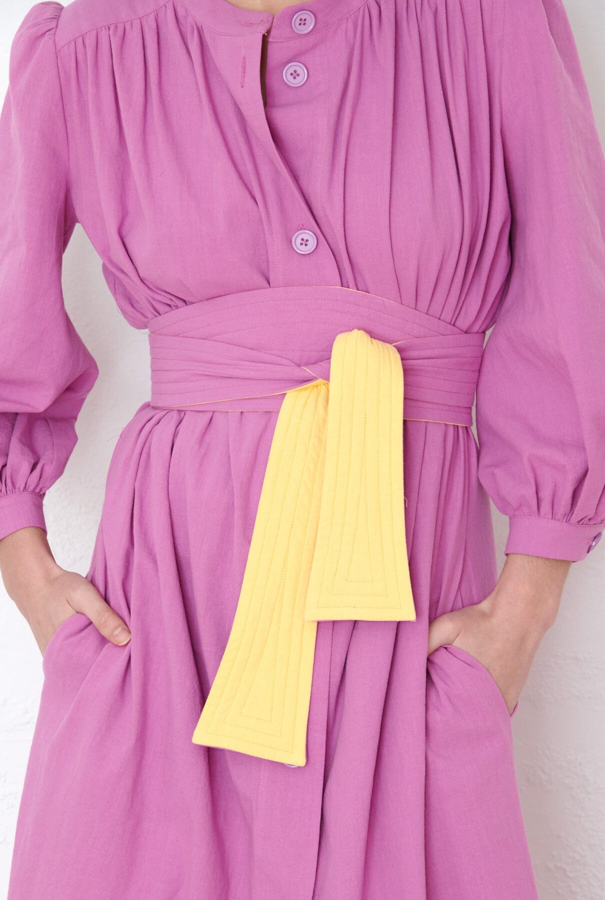 Cinturón fajín Tati buganvilla / amarillo Belts SOY FASCINANTE