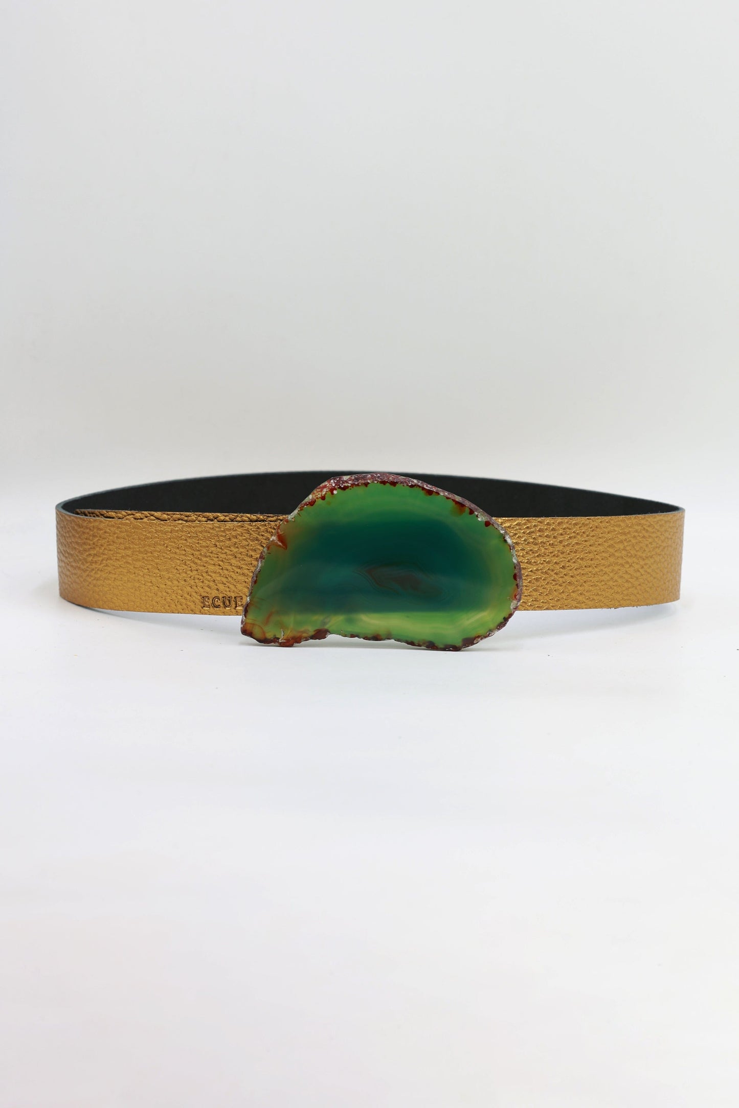 Cinturón Jeans Dorado - Ágata Verde Belts Ecue