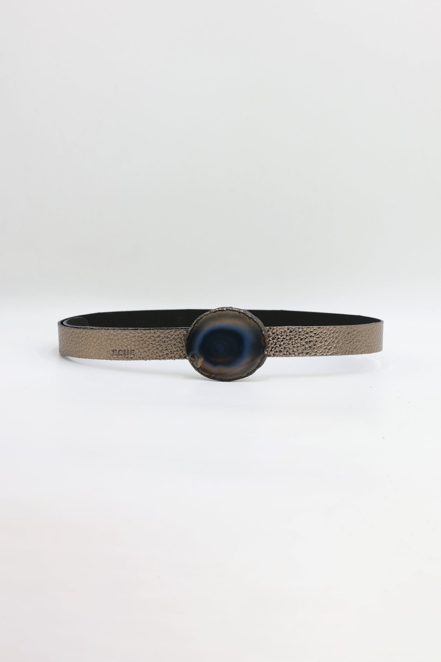 Cinturón Mezzo Bronce - Ágata Natural Belts Ecue