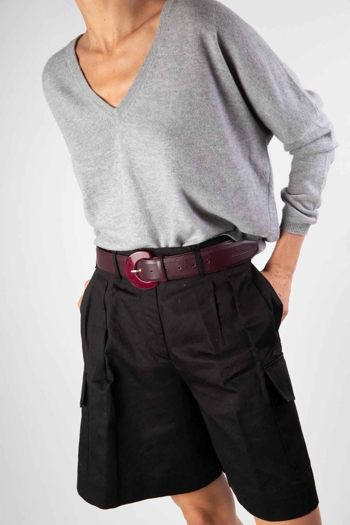 Cinturón moon burdeos Belts Mint and Rose