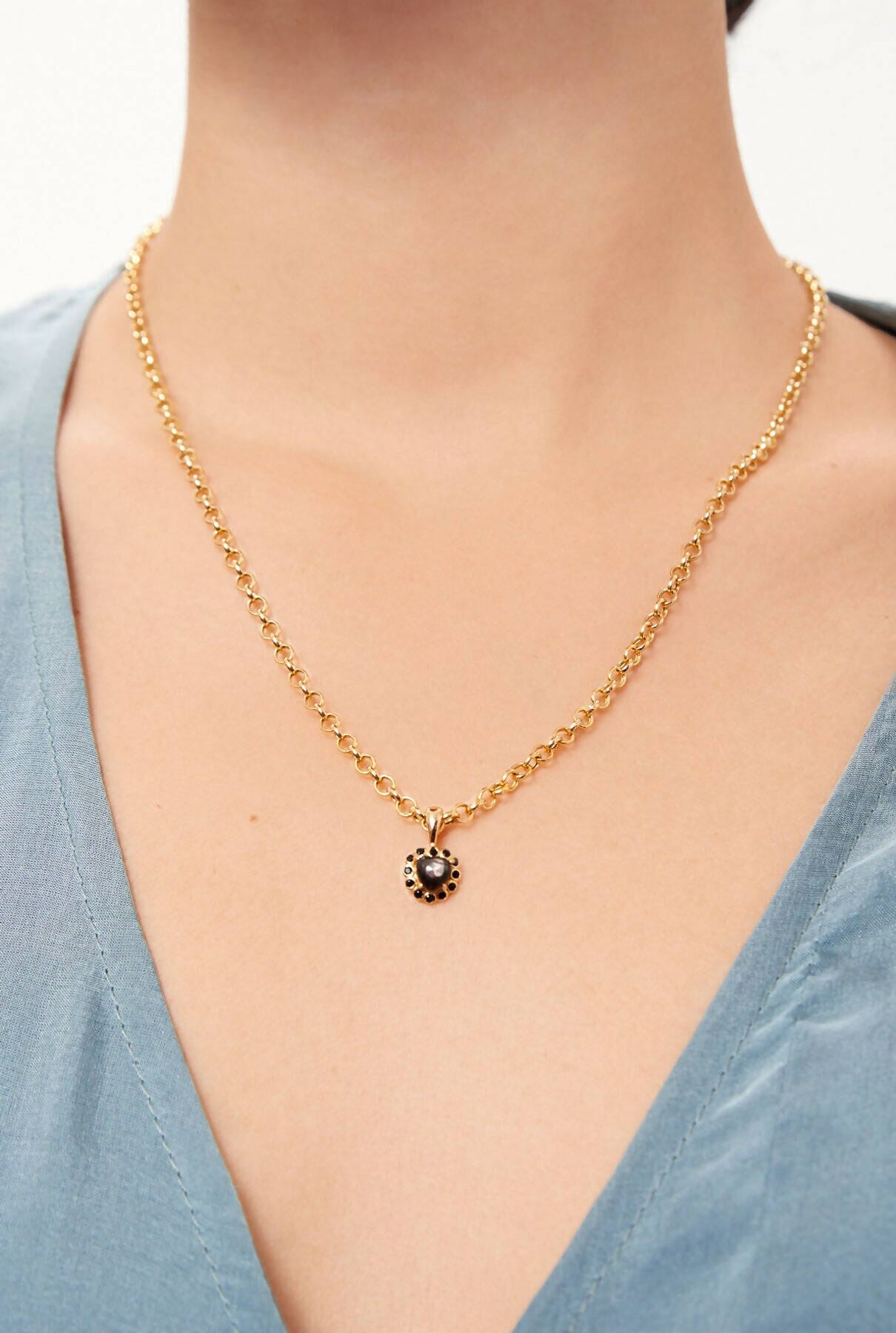 Colgante Afrodita con Madreperla Negra Colgante Coolook