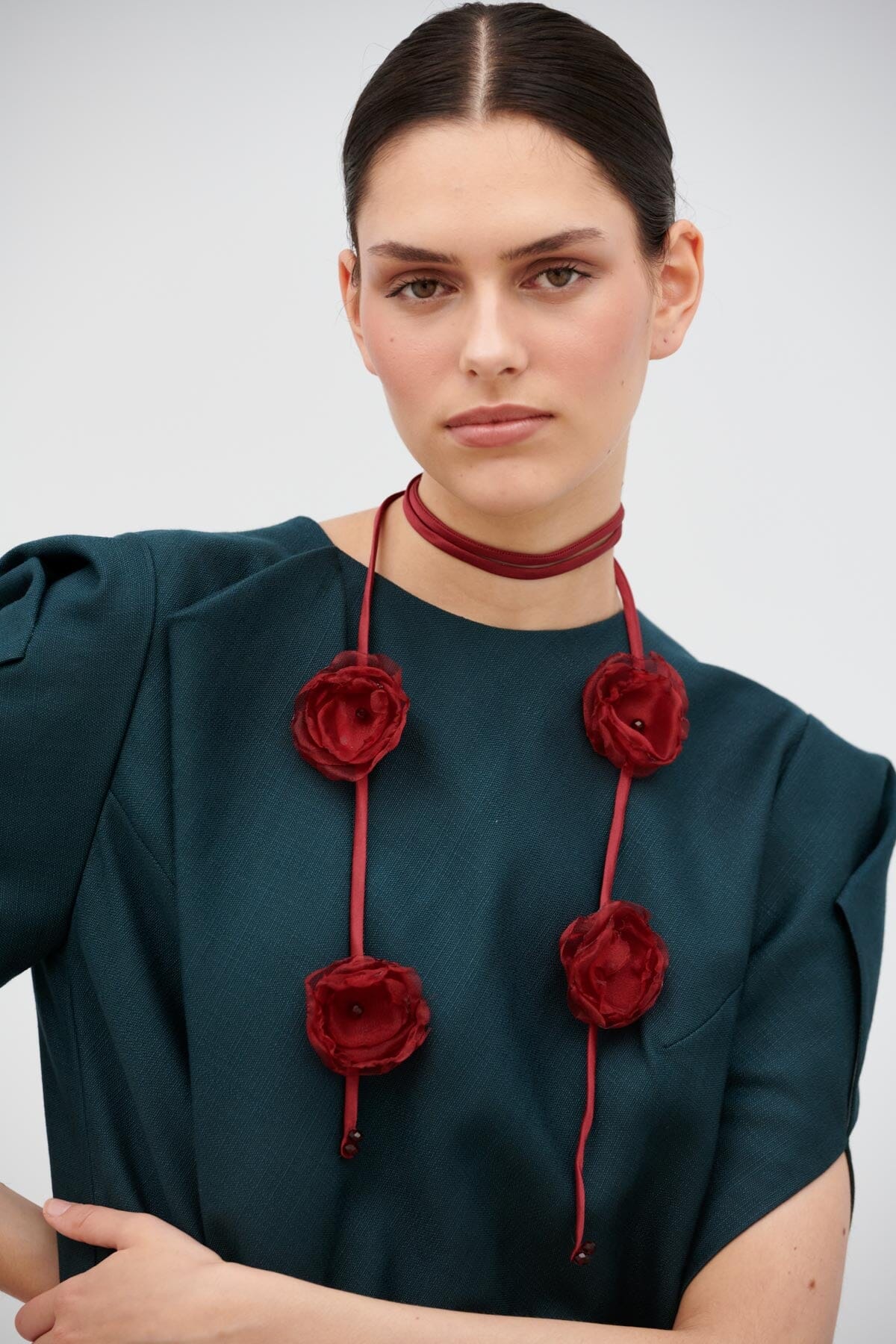COLLAR ARTESANAL ROJO Necklaces Coterelle