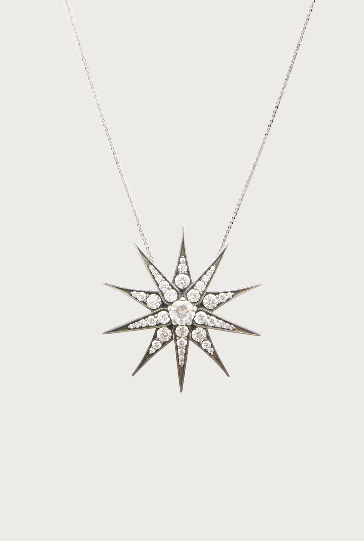 Collar Estrella de Plata Grande Necklaces Ynes Suelves Jewellry